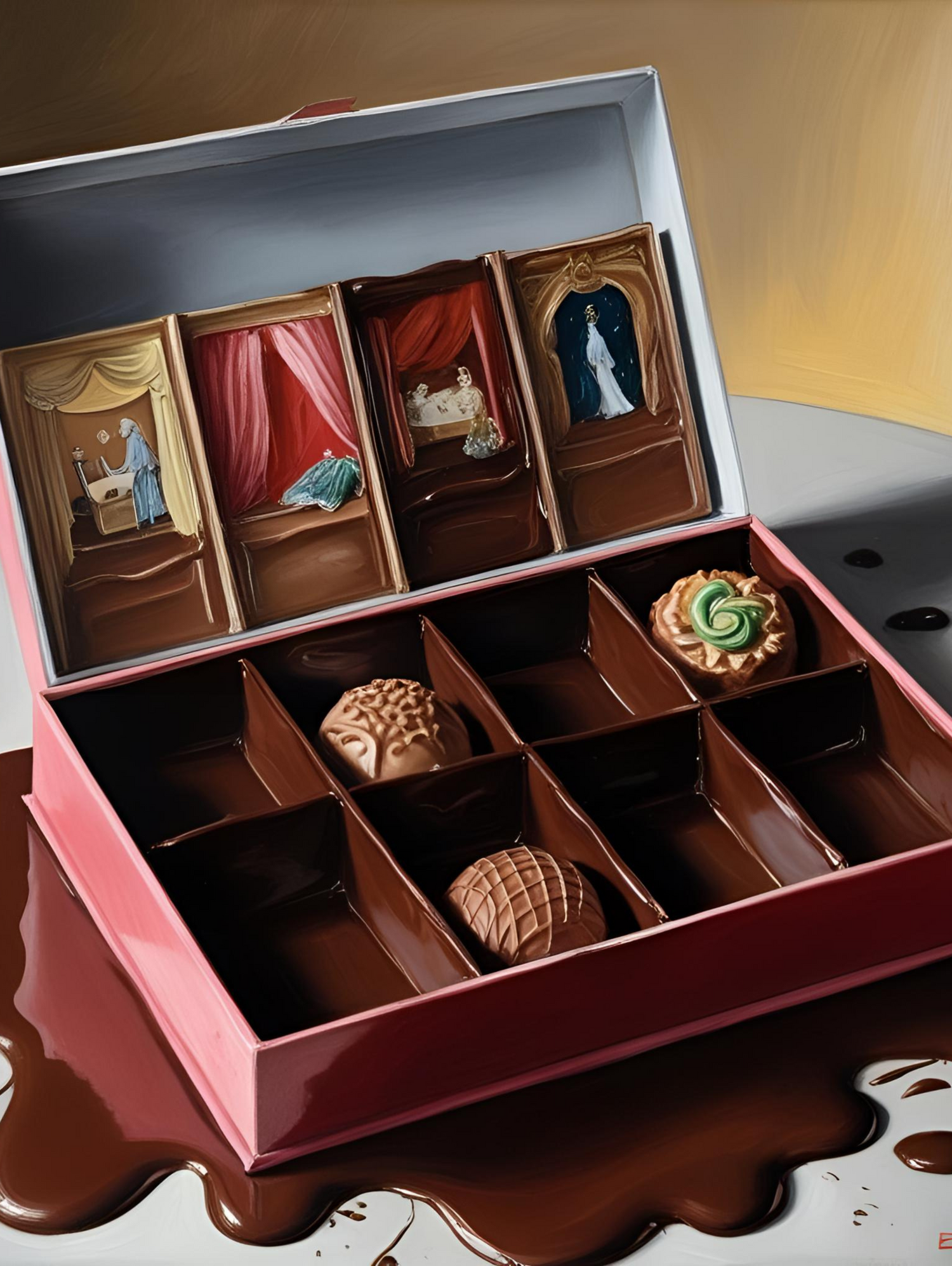 Theatrical Indulgence - Framed Wall Art (113cm x 85cm)