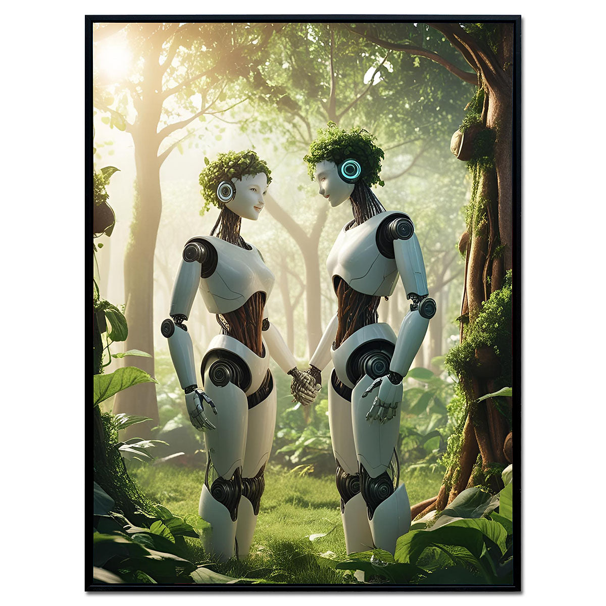 Future Eden - Framed Wall Art (113cm x 85cm)