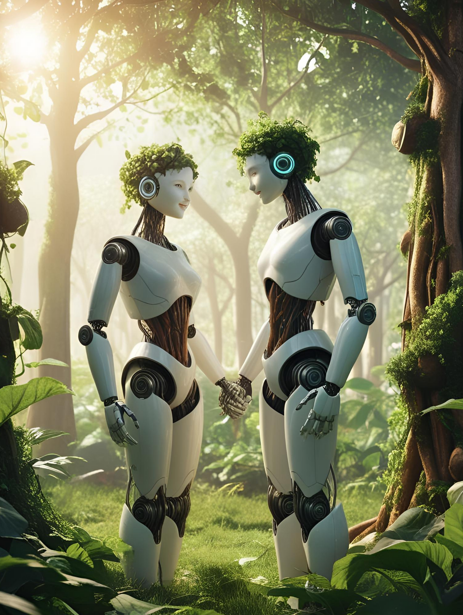 Future Eden - Framed Wall Art (113cm x 85cm)