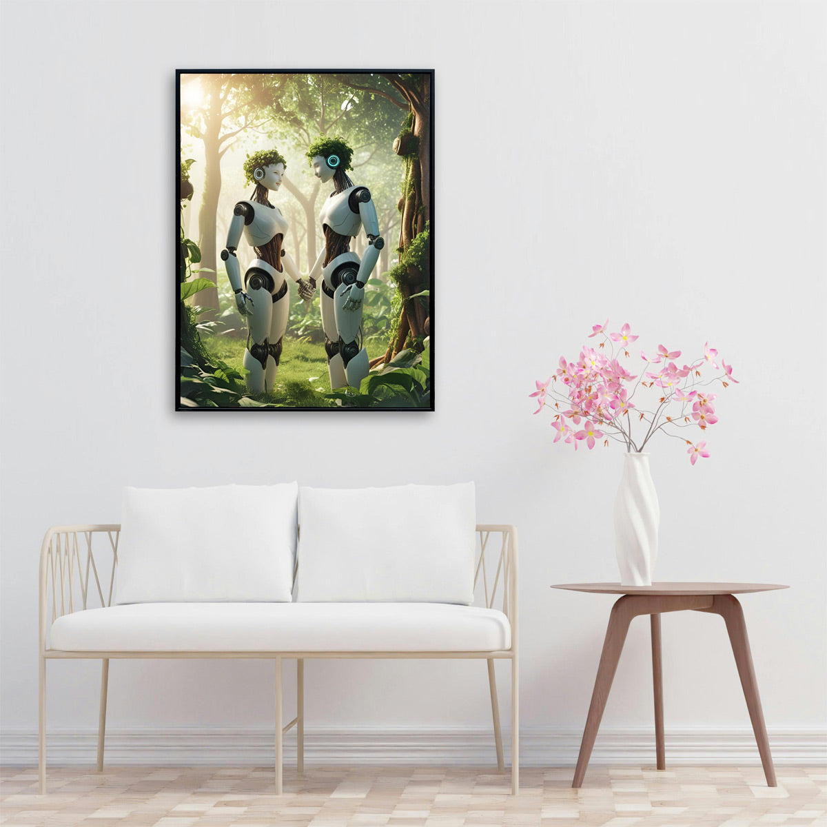 Future Eden - Framed Wall Art (113cm x 85cm)