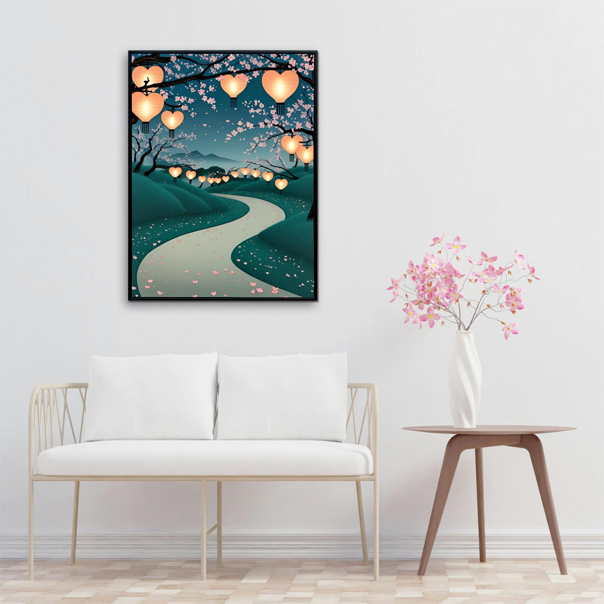 Lanterns - Framed Wall Art (113cm x 85cm)