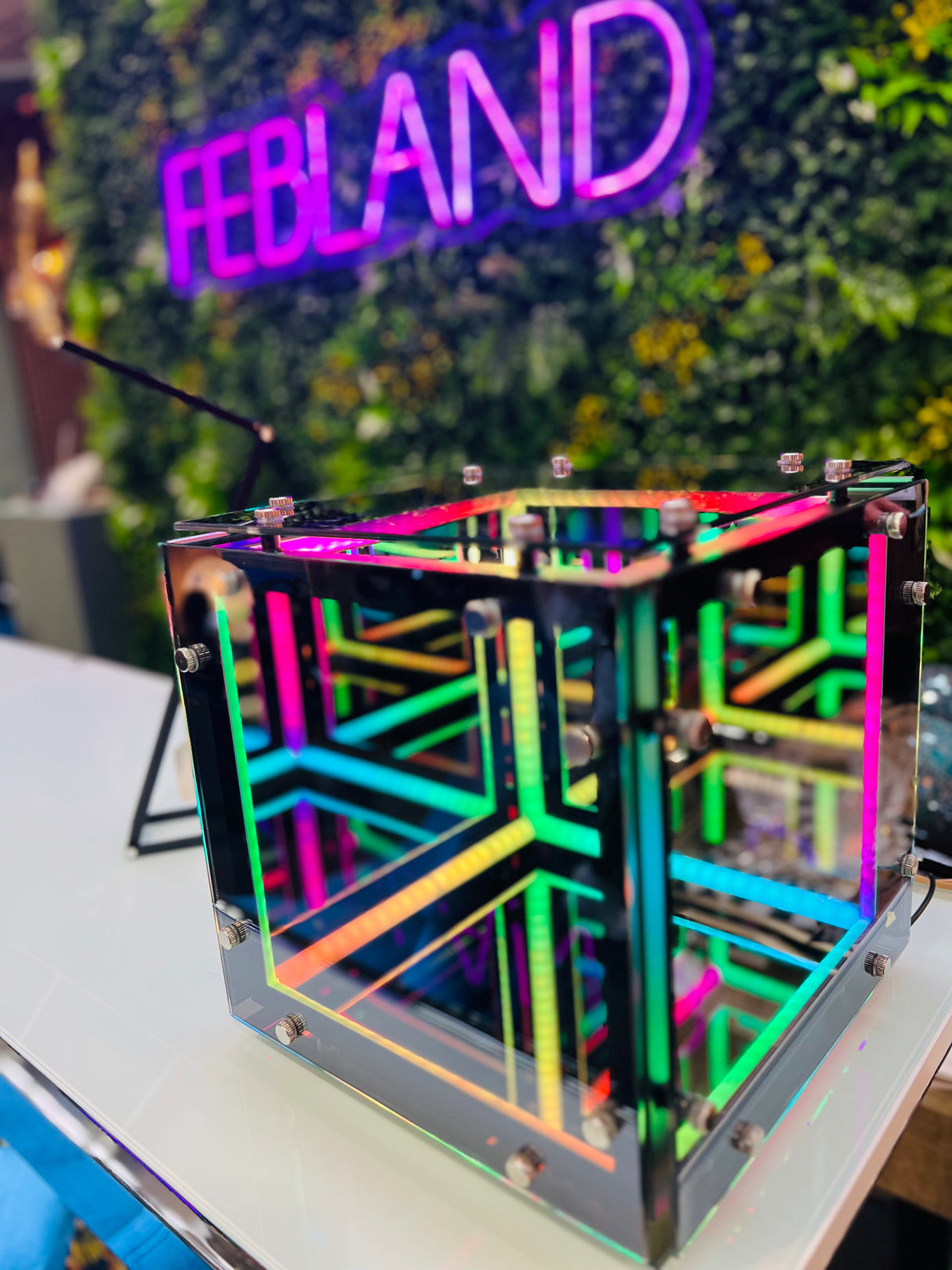 LED Atmospheric Cube Lamp