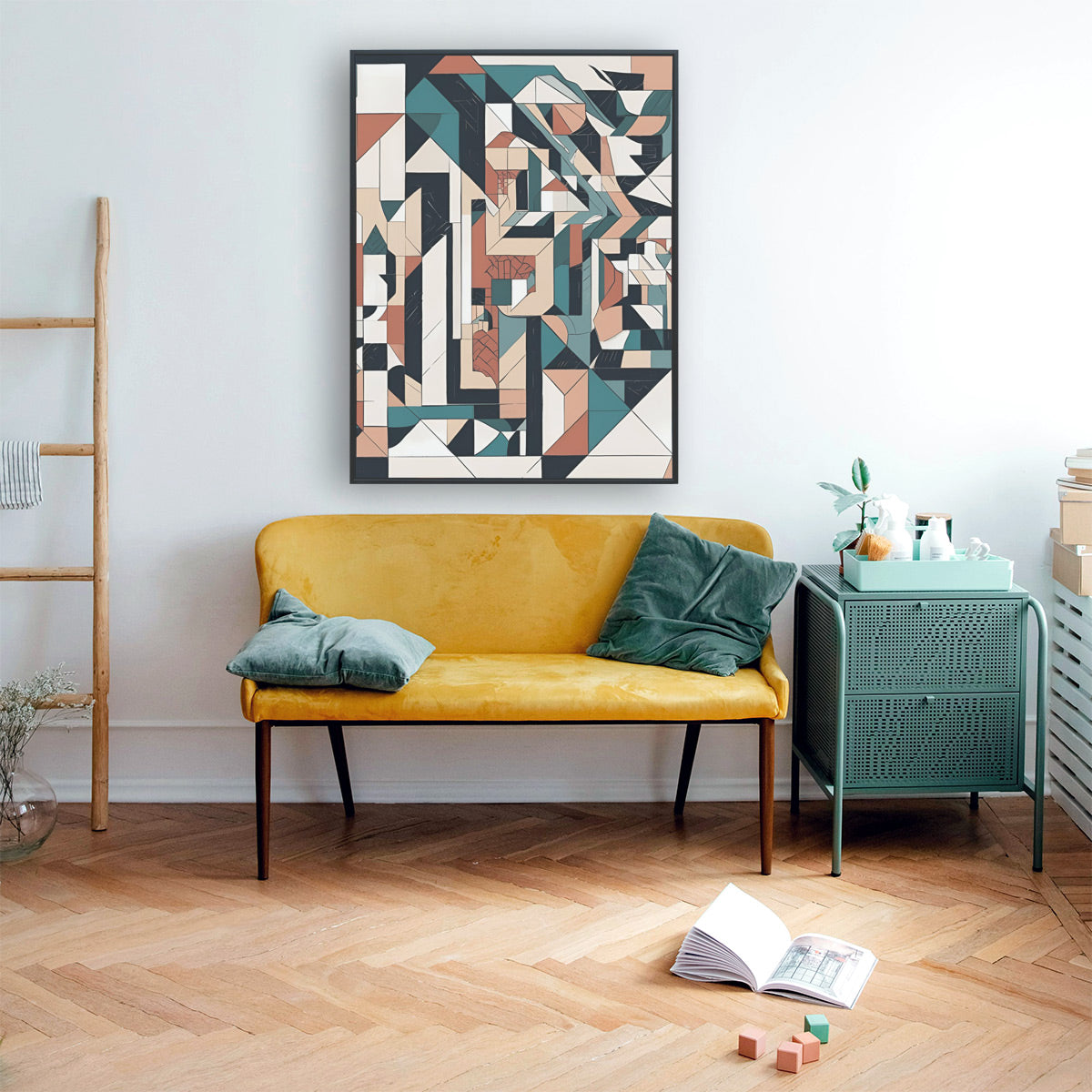 Architectural Form - Framed Wall Art (113cm x 85cm)