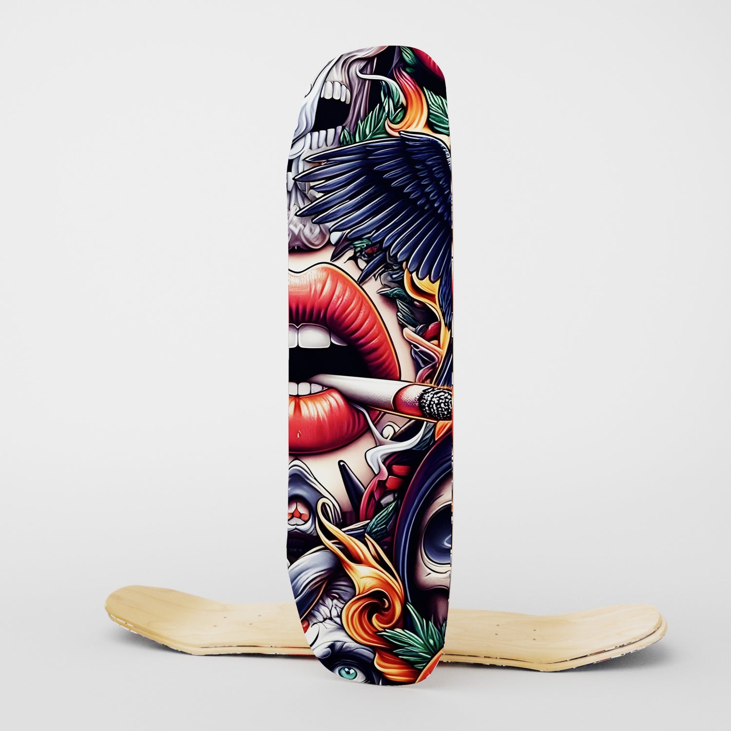 Velvet Print Skateboard Deck