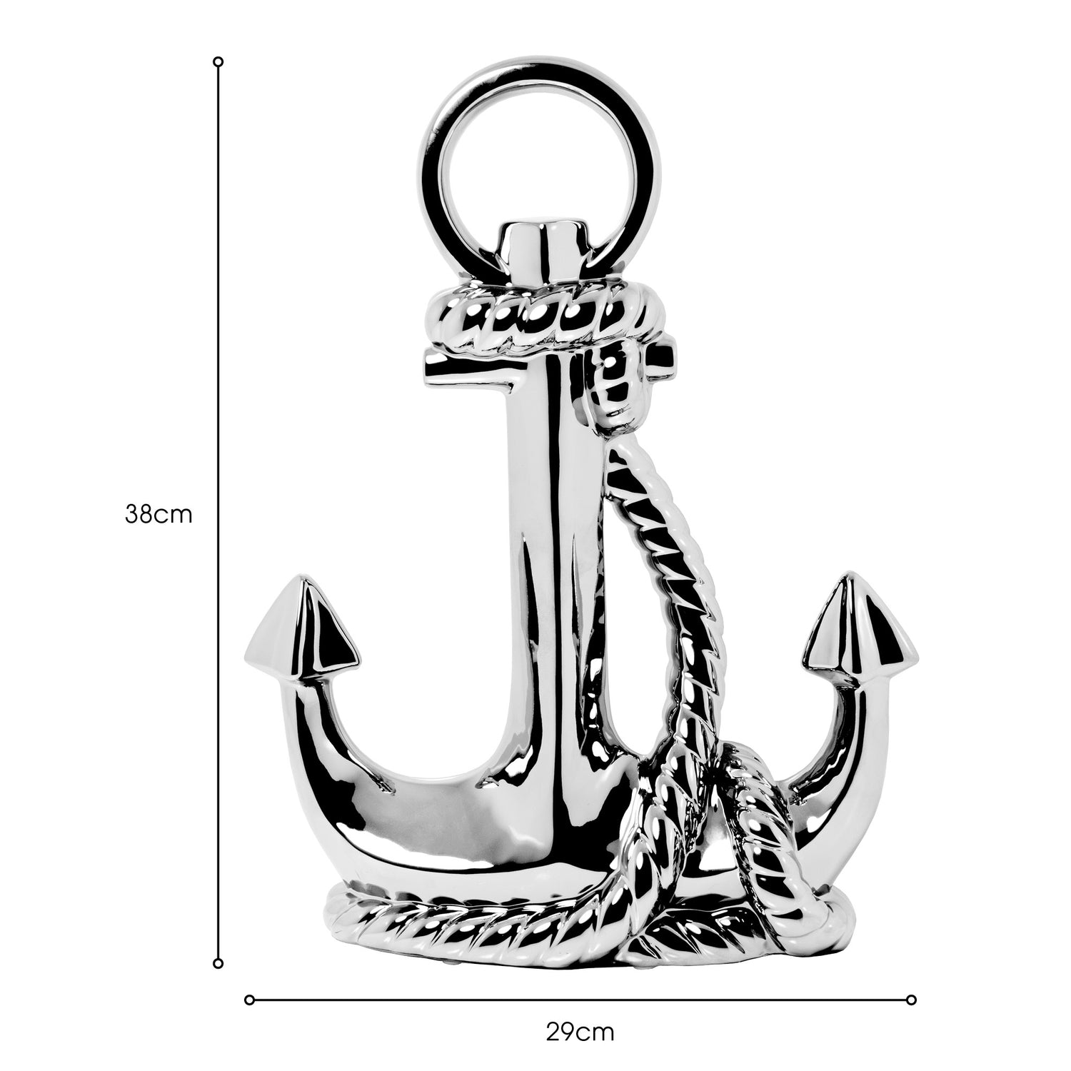 Silver Ceramic Anchor