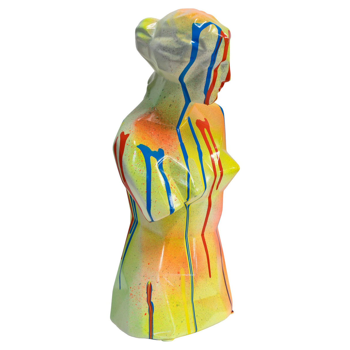 Ceramic Venus de Milo Painted Sculpture