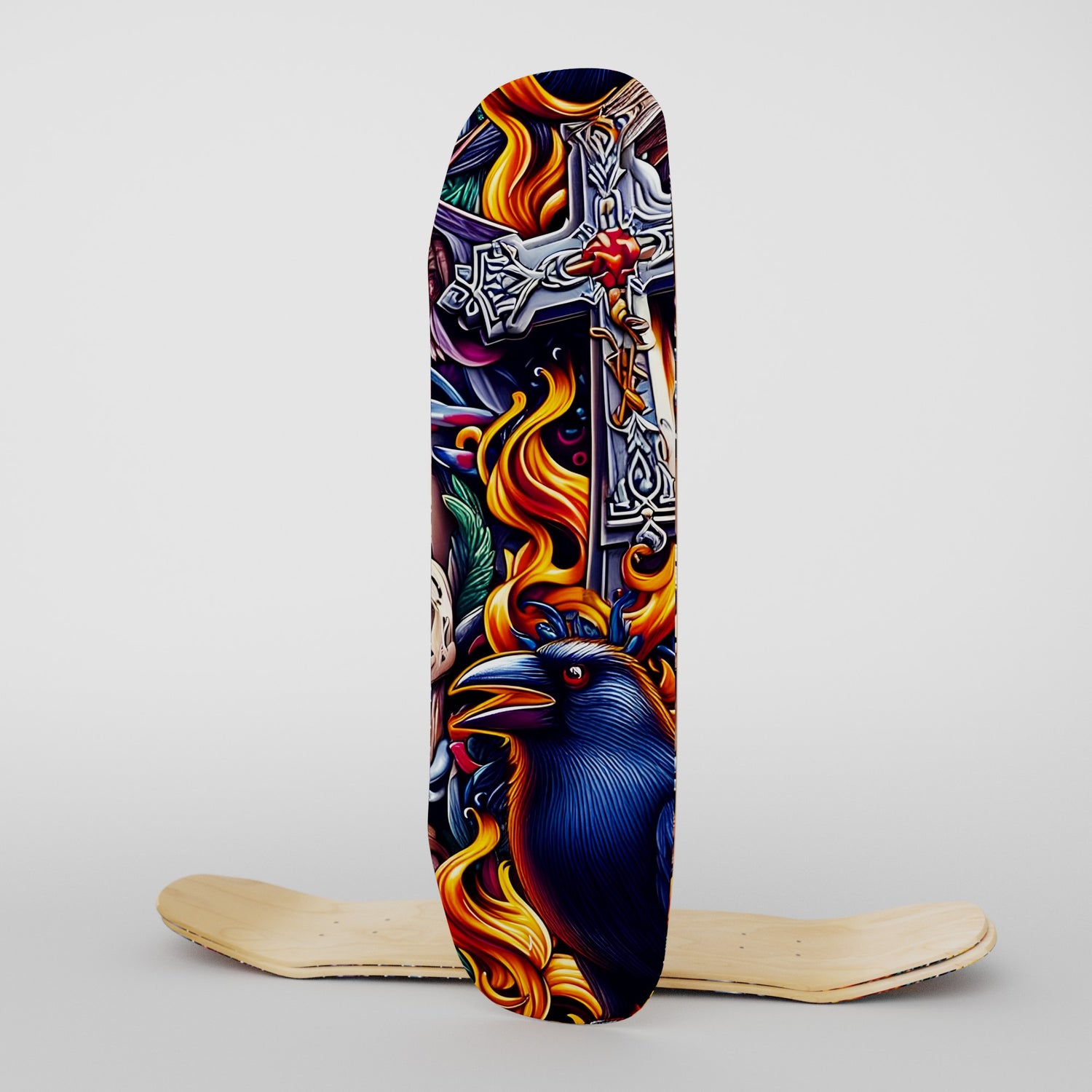 Velvet Print Skateboard Deck