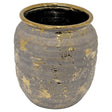 Aurous Gold Fleck Ceramic Pot