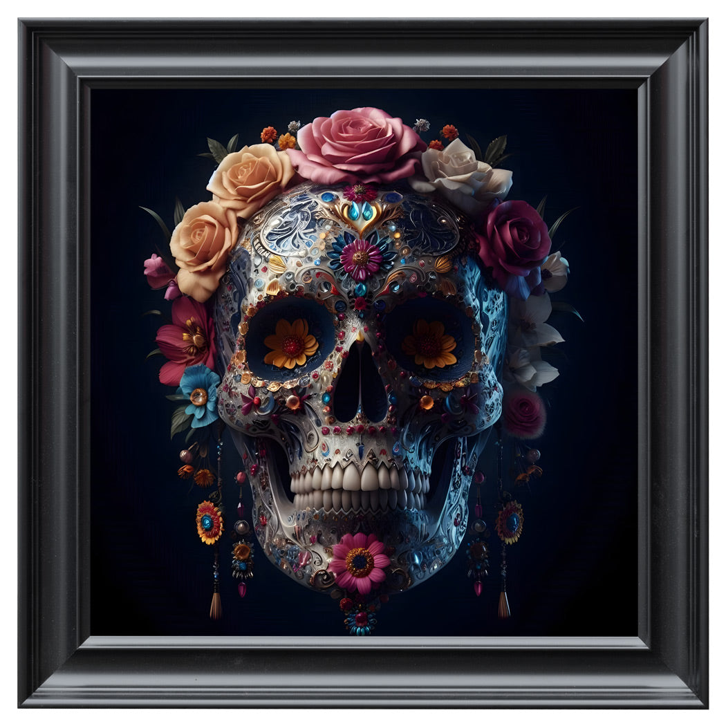 Velvet Print Framed Artwork - Tattoo Collection
