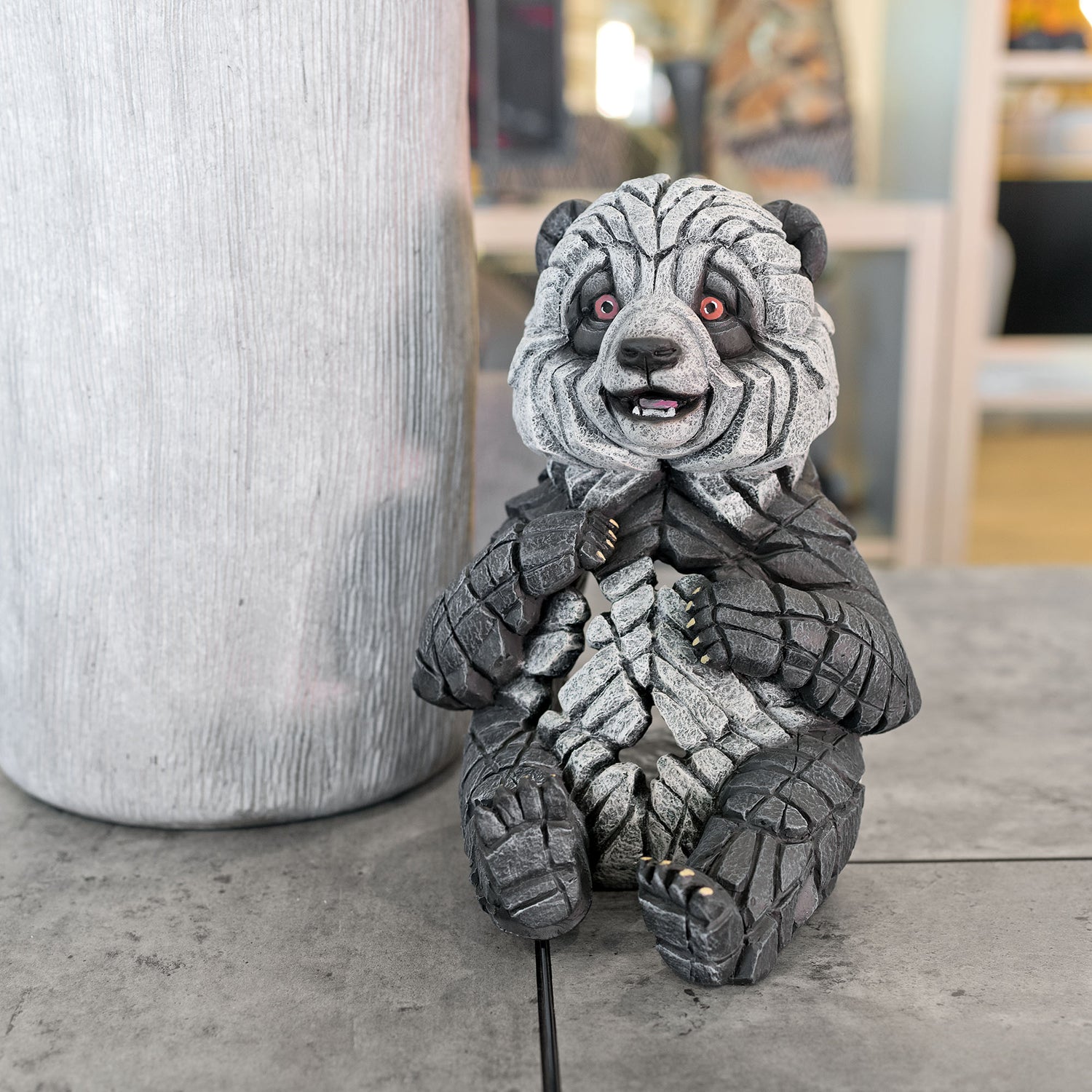 Panda Cub Edge Sculpture