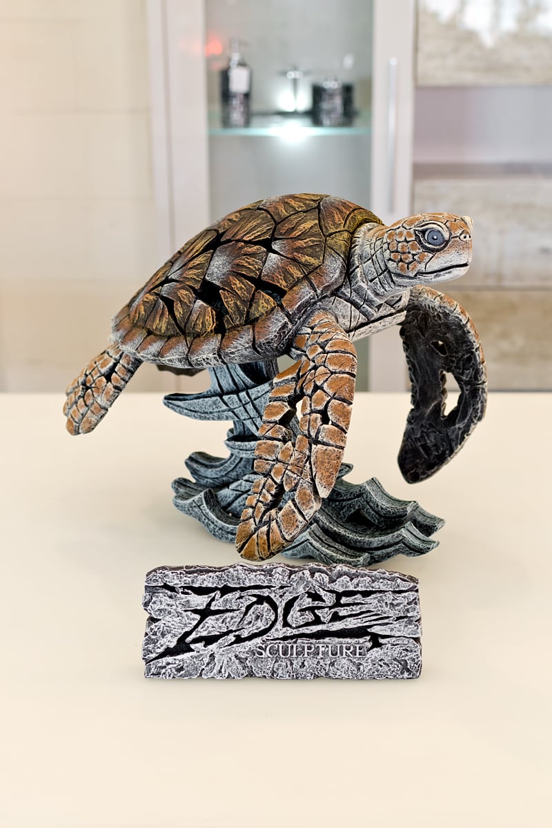 Edge Sea Turtle Sculpture