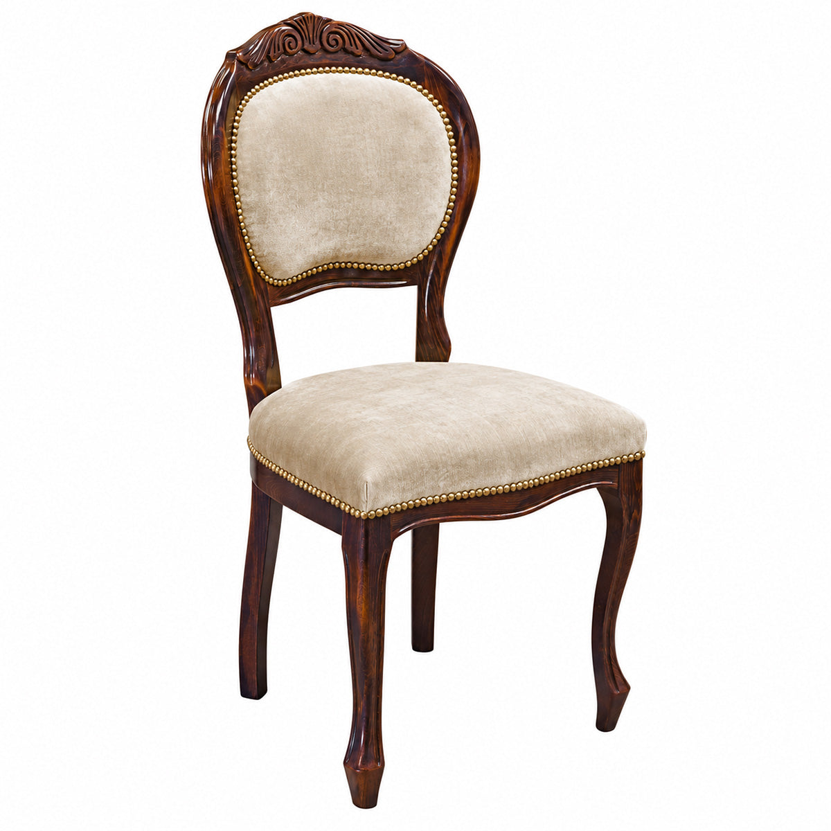 Crested Spoon Back Dining Chair