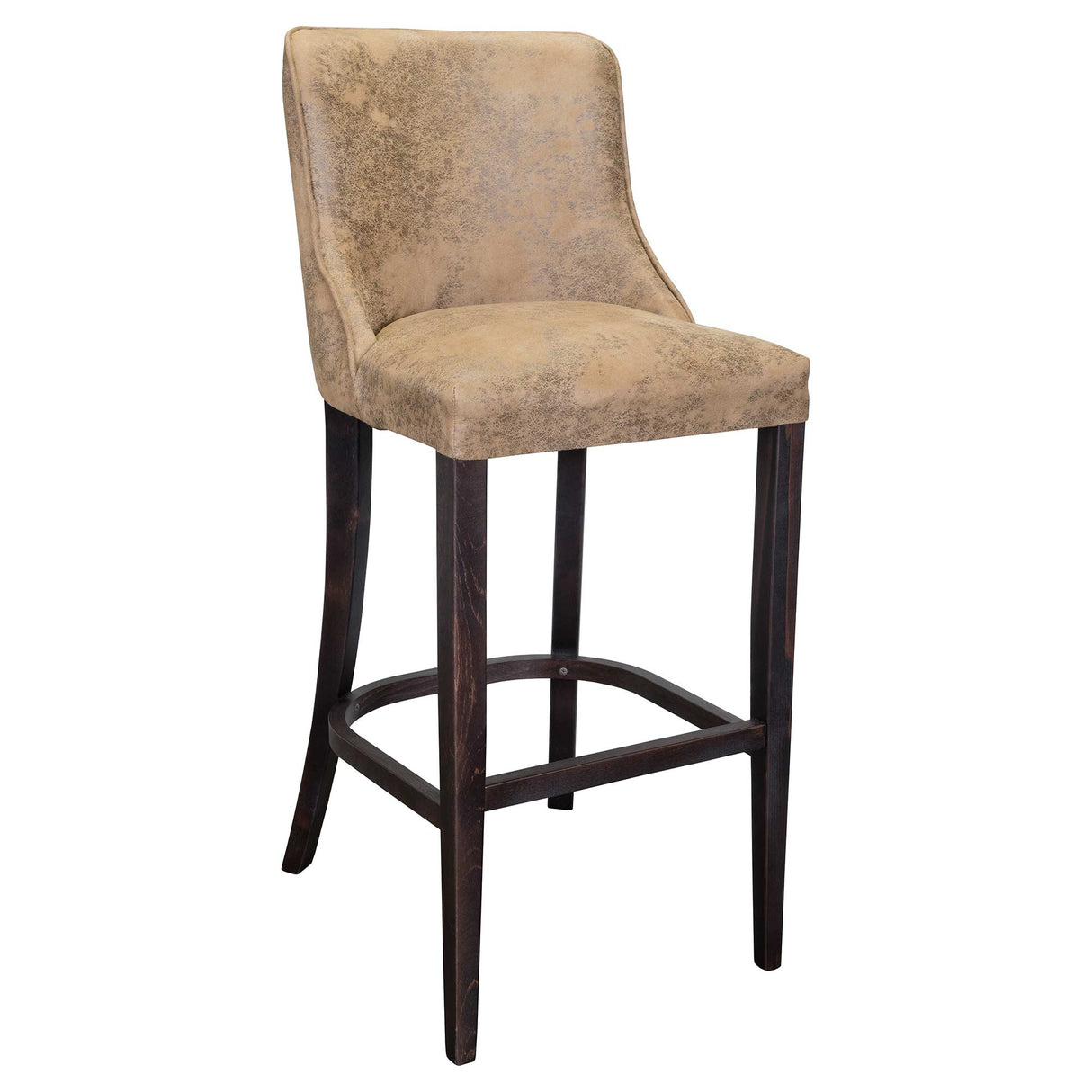 Saxon Wooden Bar Stool