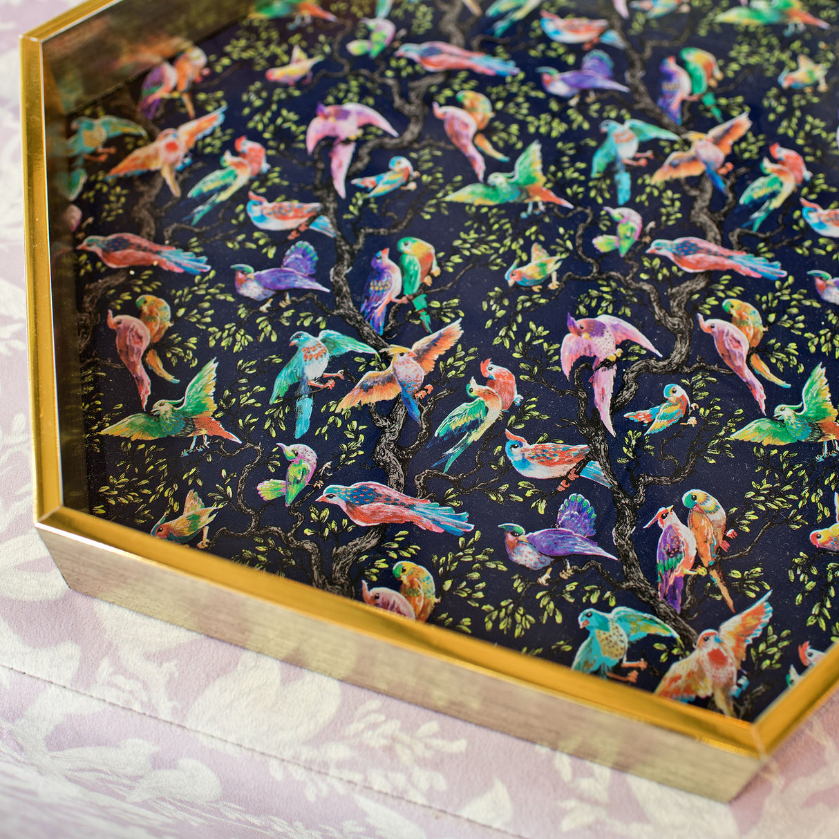 Laurence Llewelyn-Bowen Birdity Absurdity Hexagonal Serving Tray