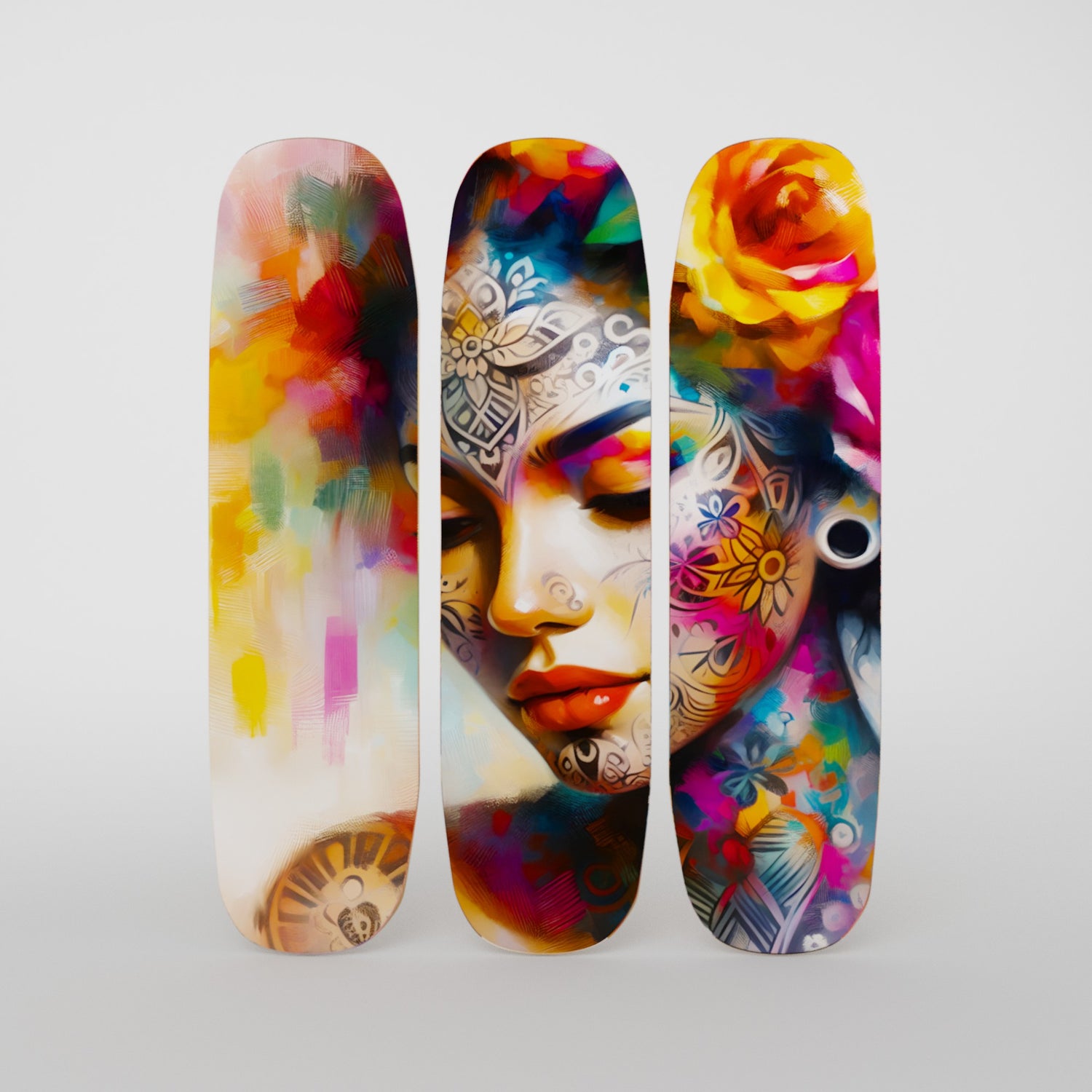 Velvet Print Skateboard Deck