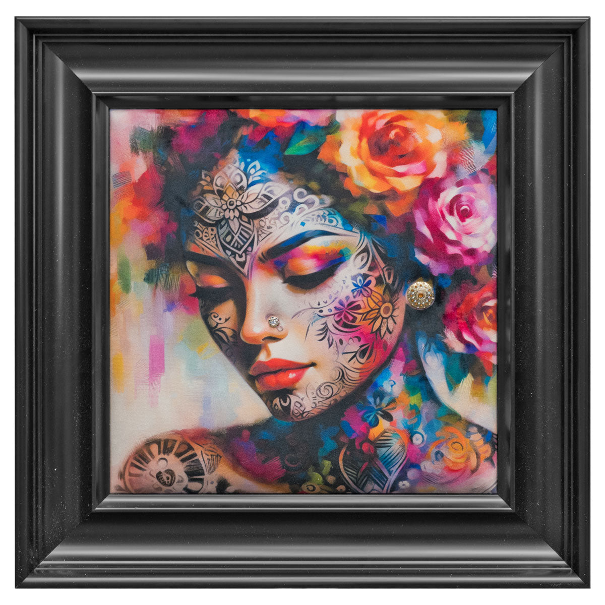 Bejewelled Artwork 55cm x 55cm