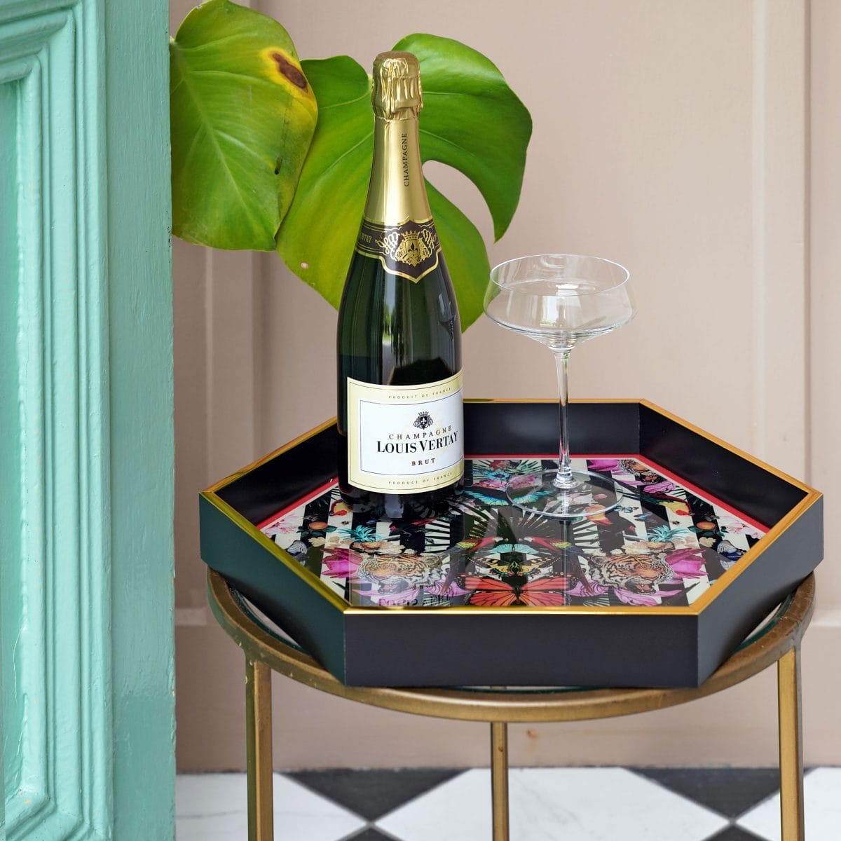 Myrtle and Mary Paradise Lost Hexagon Tray Lifestyle