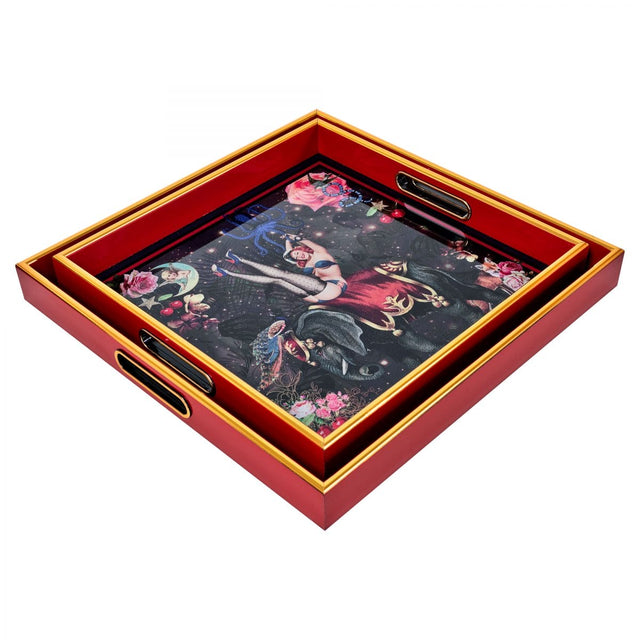 Myrtle and Mary Fifi Serving Trays