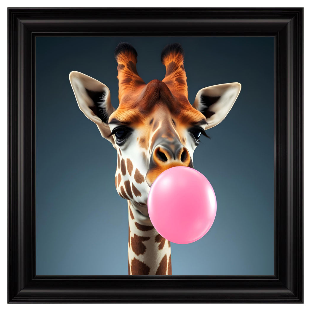 Velvet Print Framed Artwork - Animal Collection