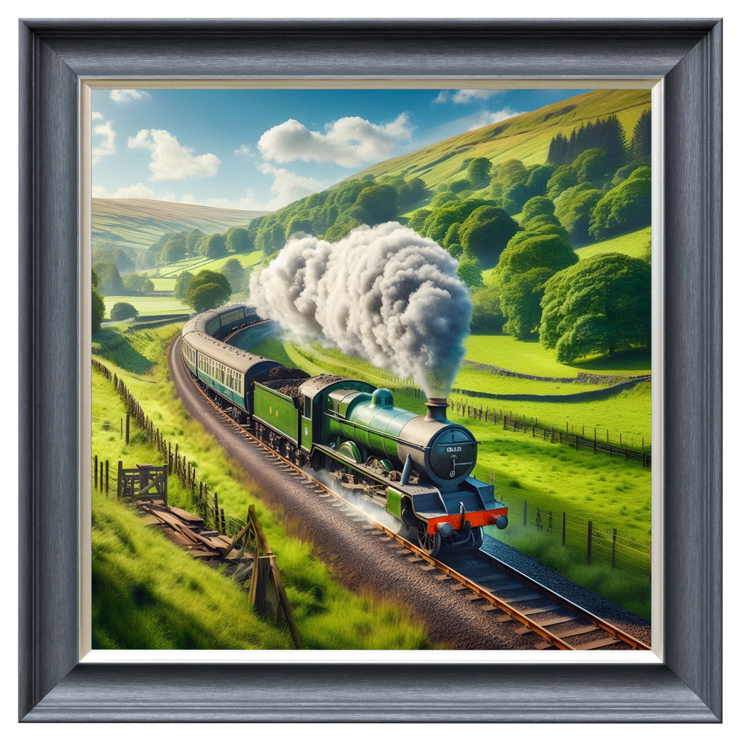 Velvet Print Framed Artwork - Landscapes Collection