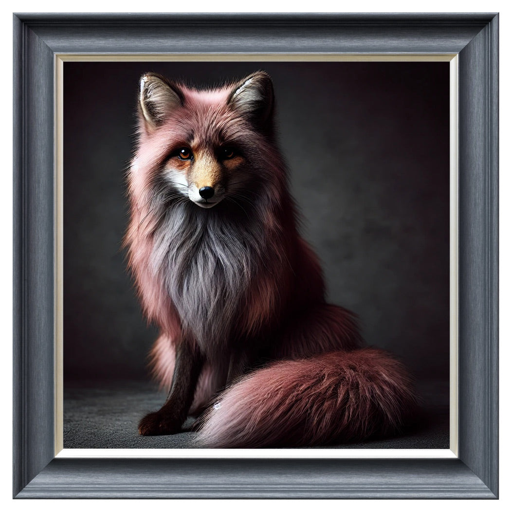 Velvet Print Framed Artwork - Animal Collection