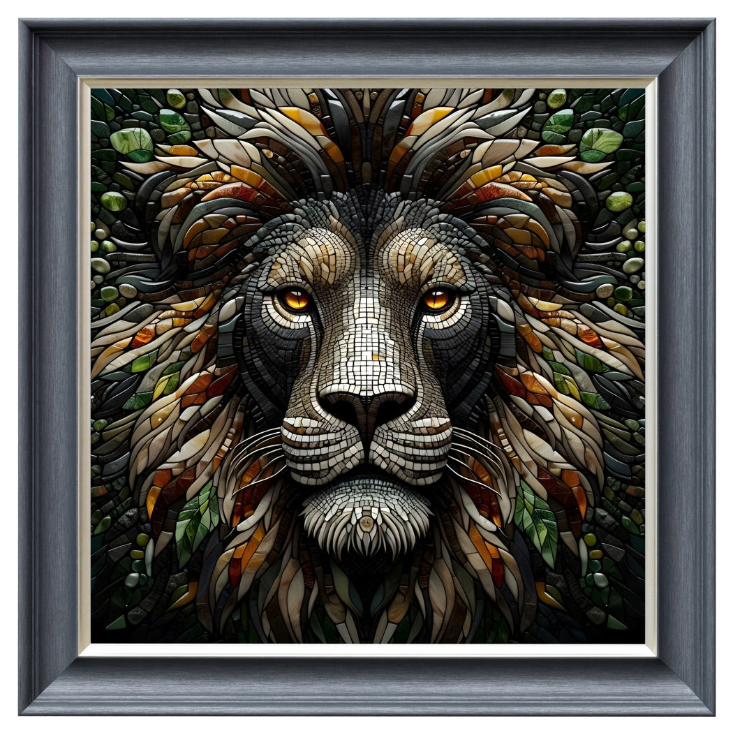 Velvet Print Framed Artwork - Animal Collection