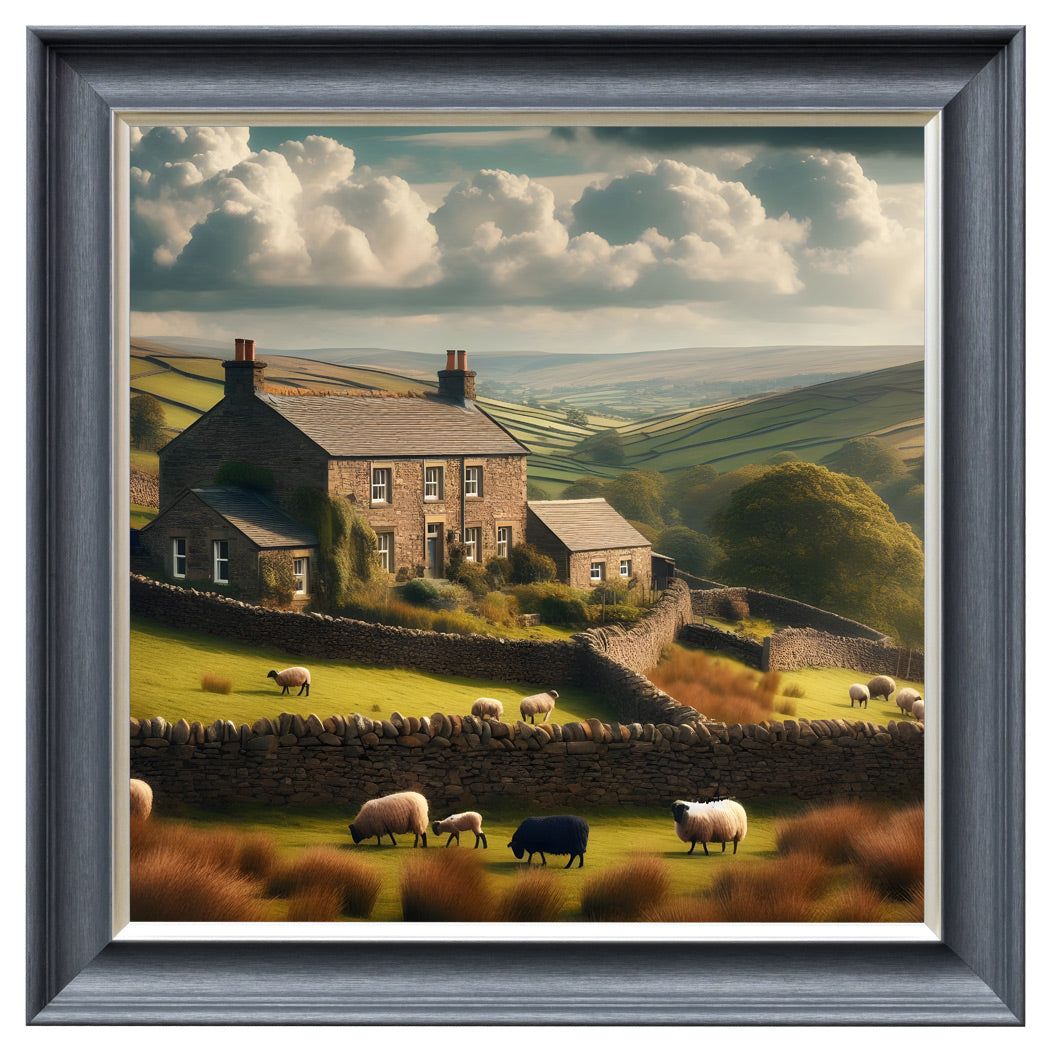 Velvet Print Framed Artwork - Landscapes Collection