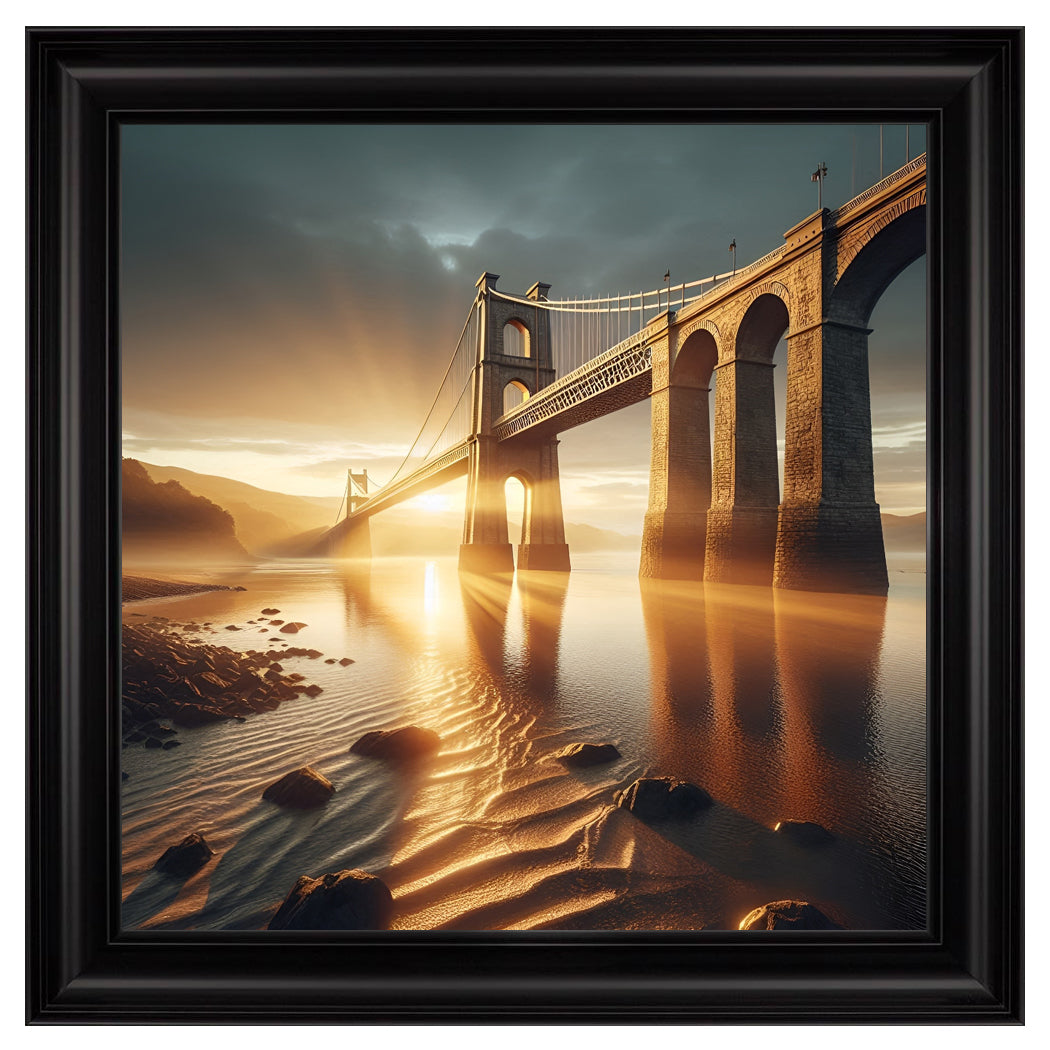 Velvet Print Framed Artwork - Landscapes Collection