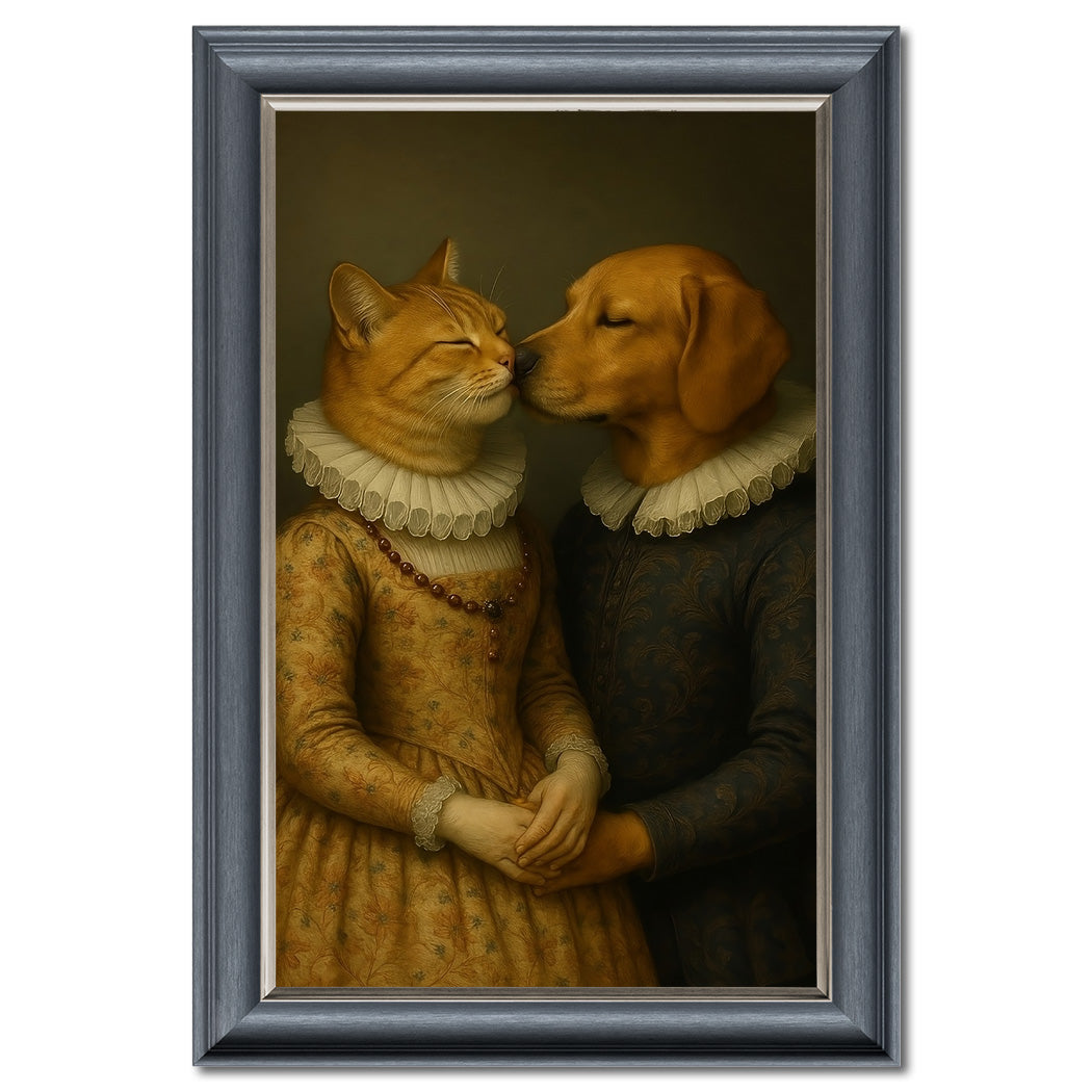 Regal Beasts Velvet Print Artwork Collection