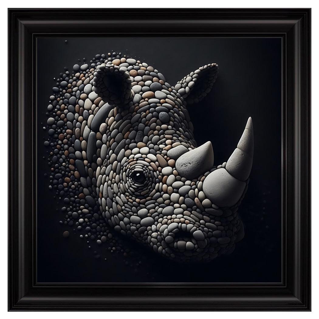 Velvet Print Framed Artwork - Animal Collection