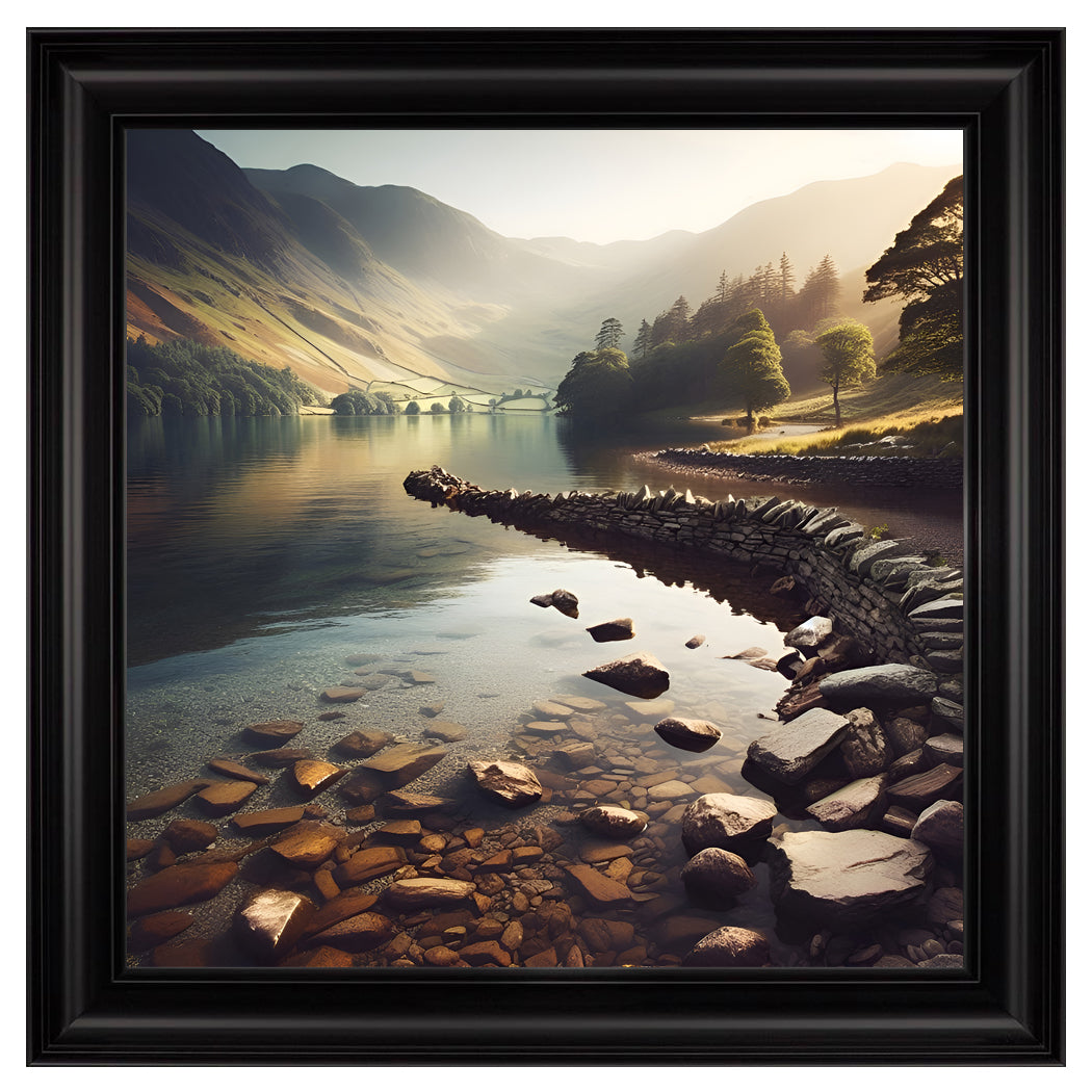 Velvet Print Framed Artwork - Landscapes Collection