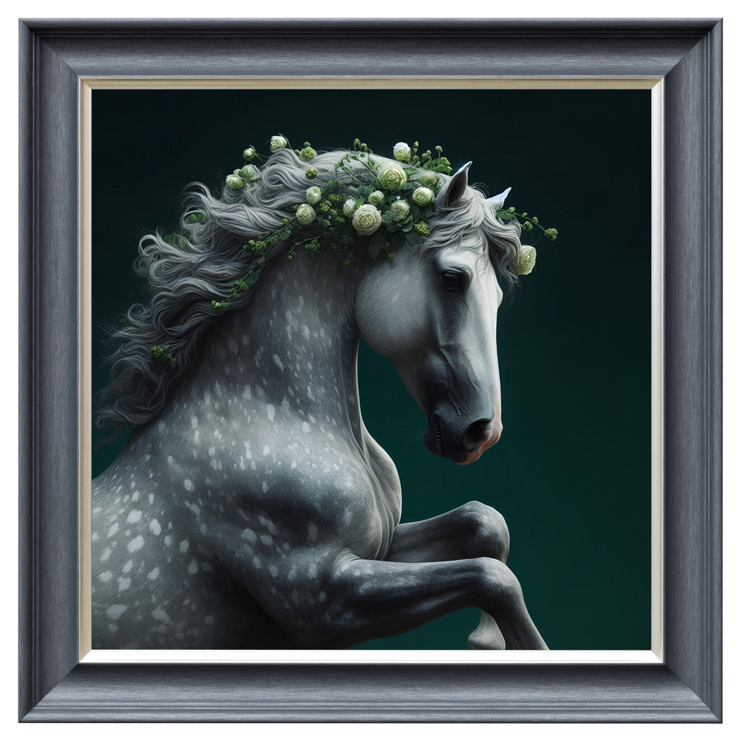 Velvet Print Framed Artwork - Animal Collection