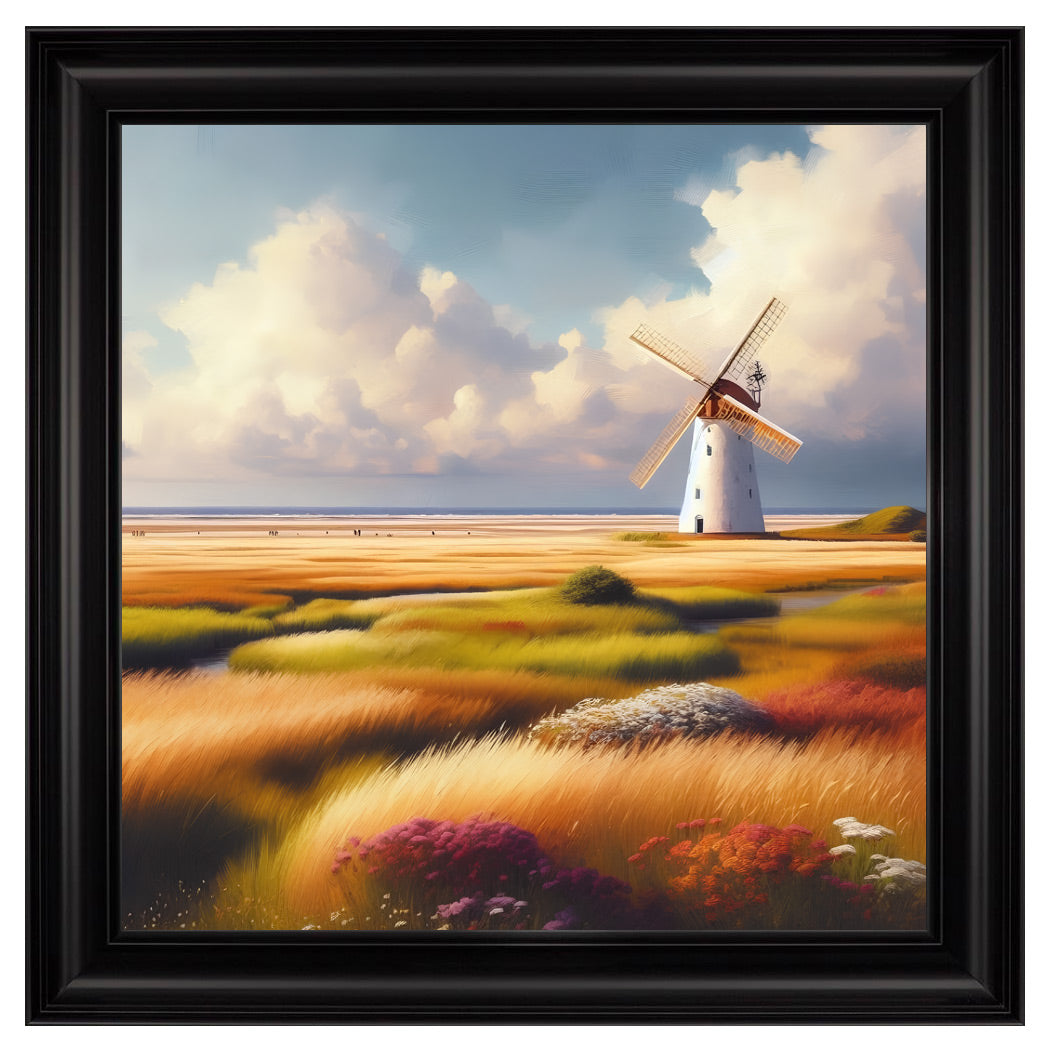 Velvet Print Framed Artwork - Landscapes Collection