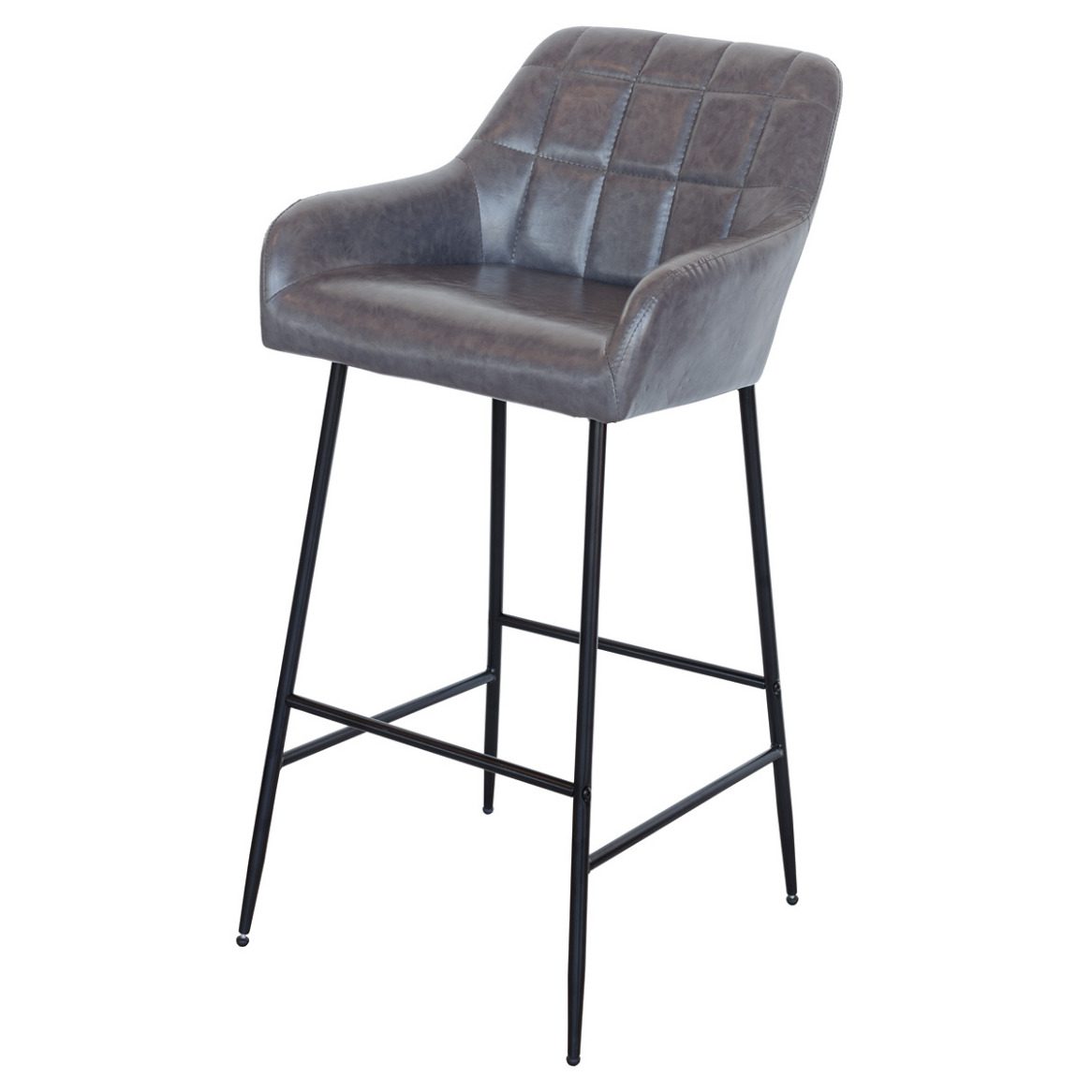 Oxford Faux Leather Bar Stool
