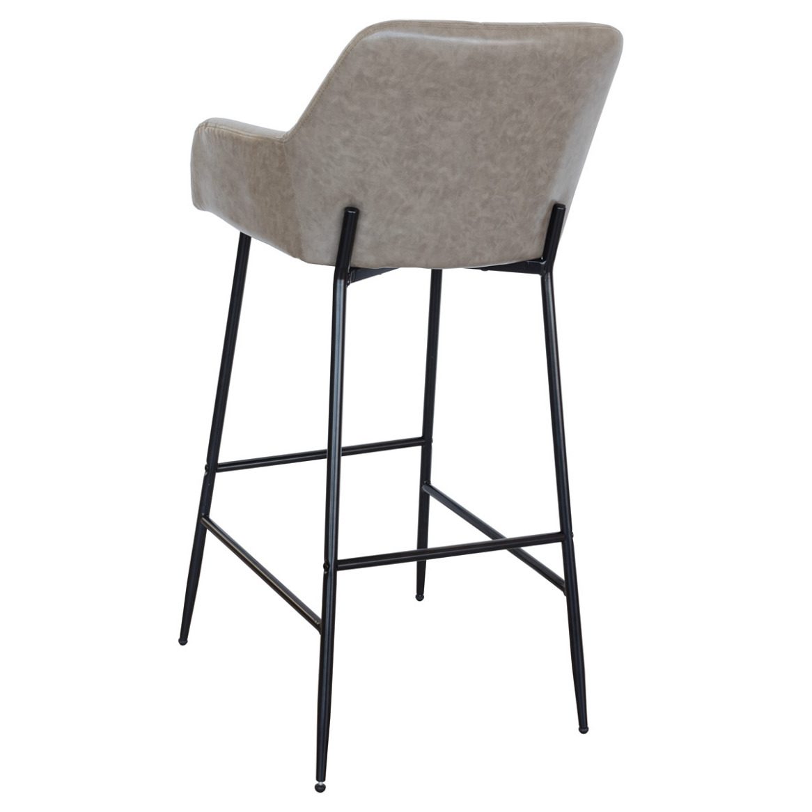 Oxford Faux Leather Bar Stool