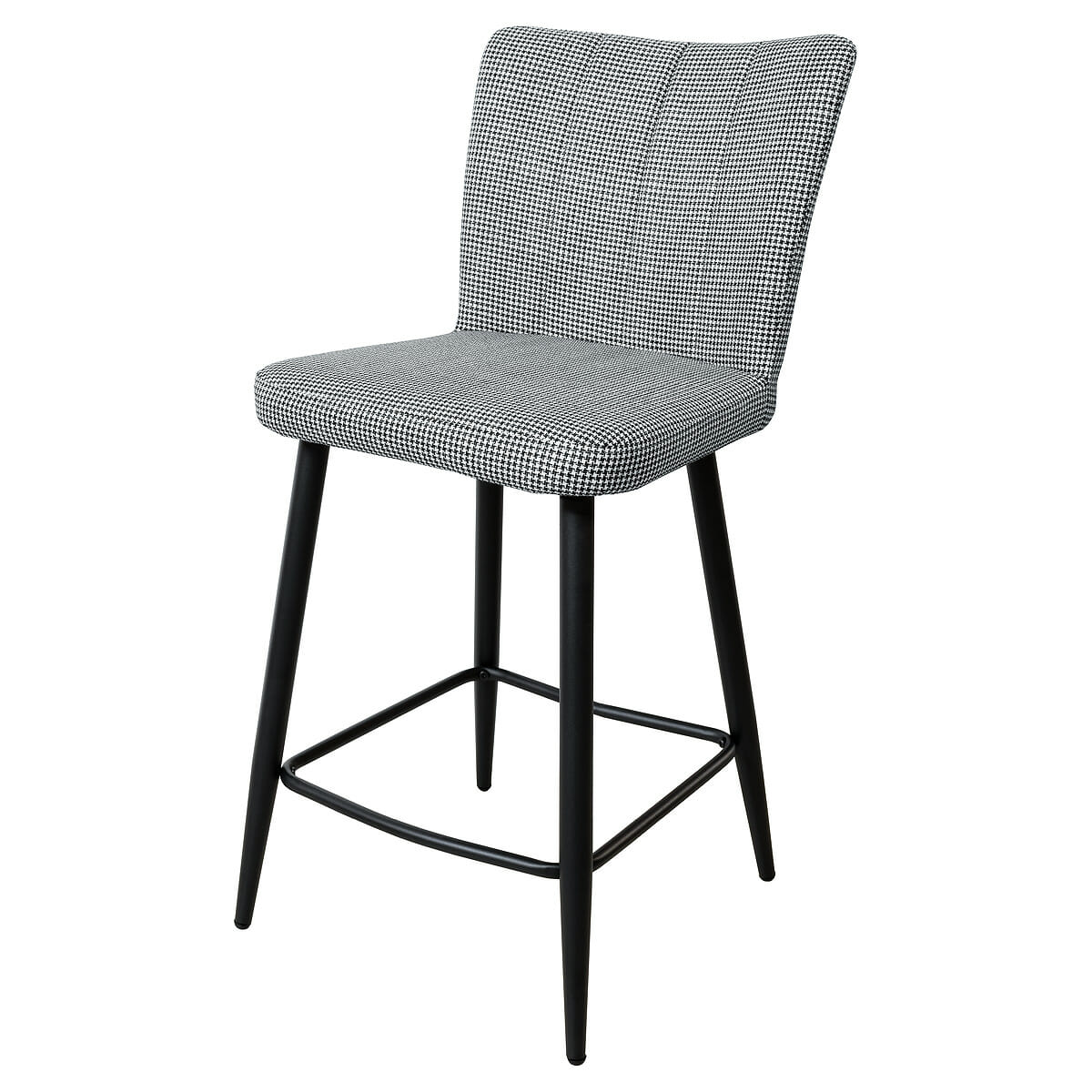 Carter Houndstooth Breakfast Counter Stool