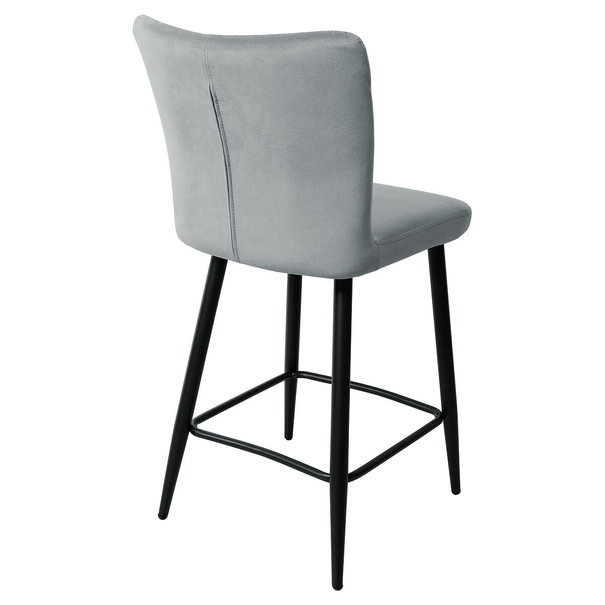 Carter Grey Breakfast Counter Stool - Back