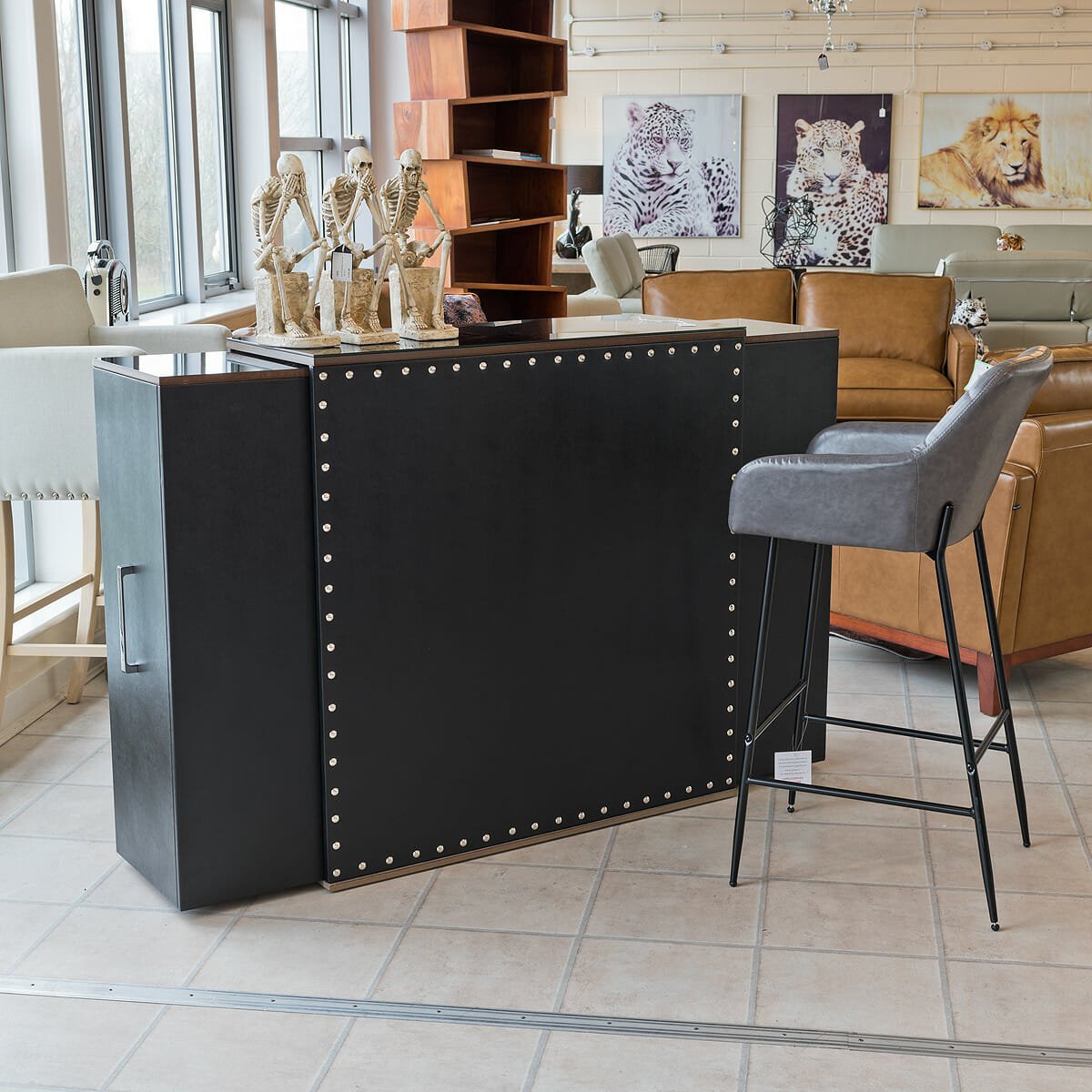 Alabama Black Breakfast Bar in our showroom