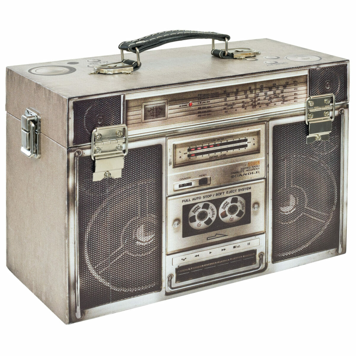 Ghettoblaster Grey Storage Box Set - Back