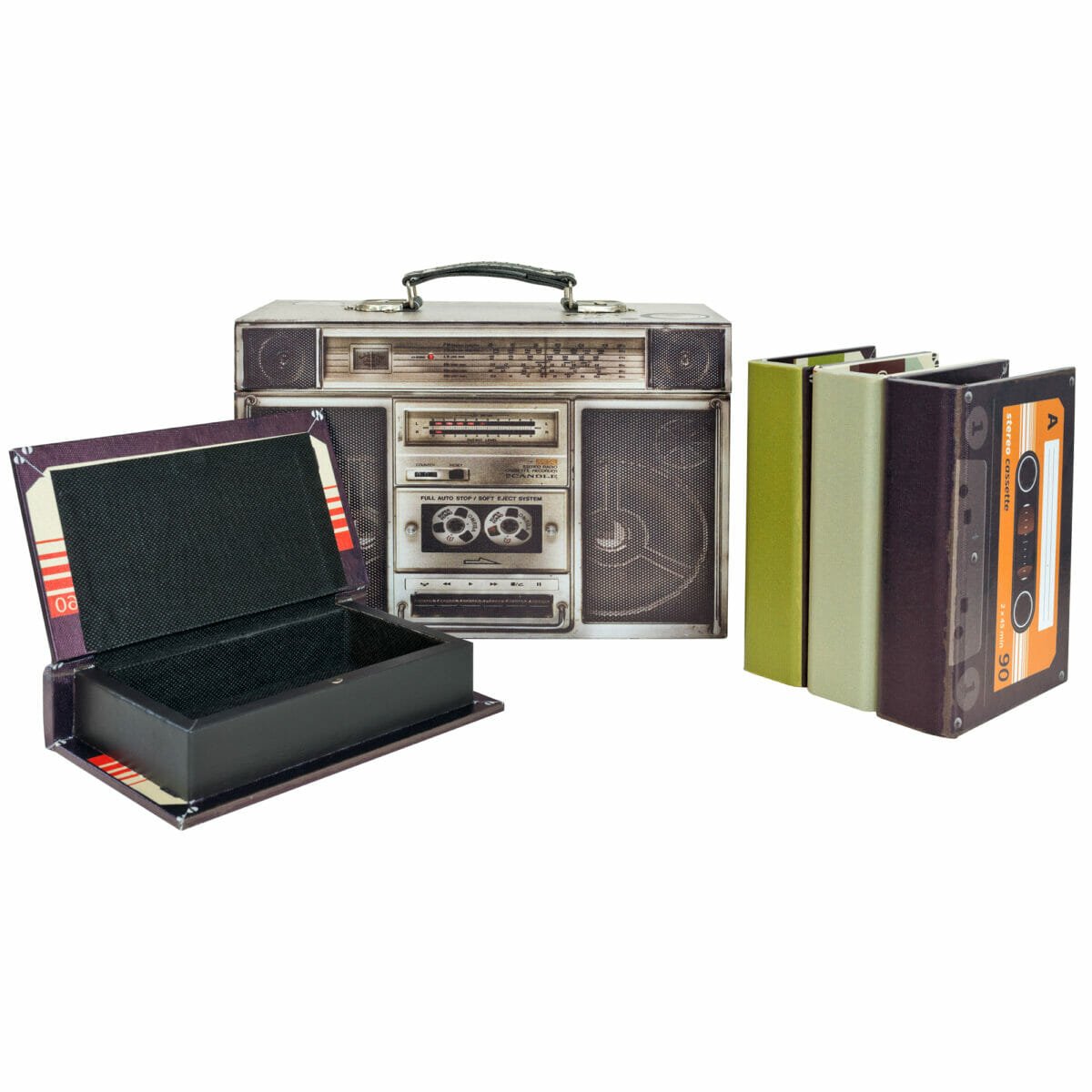 Ghettoblaster Grey Storage Box Set
