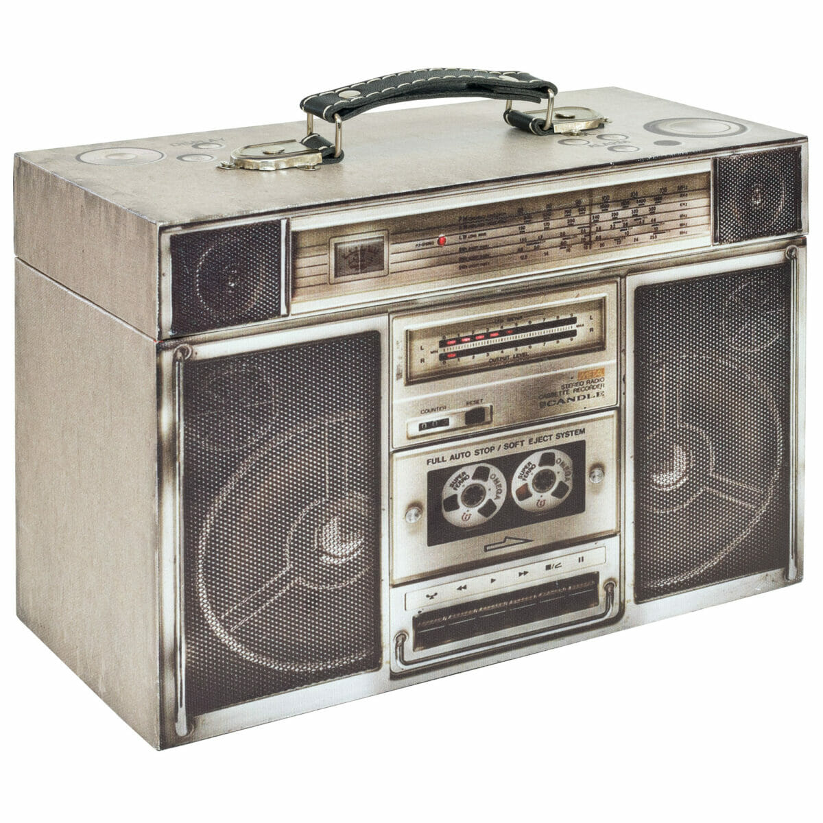 Ghettoblaster Grey Storage Box Set - Front