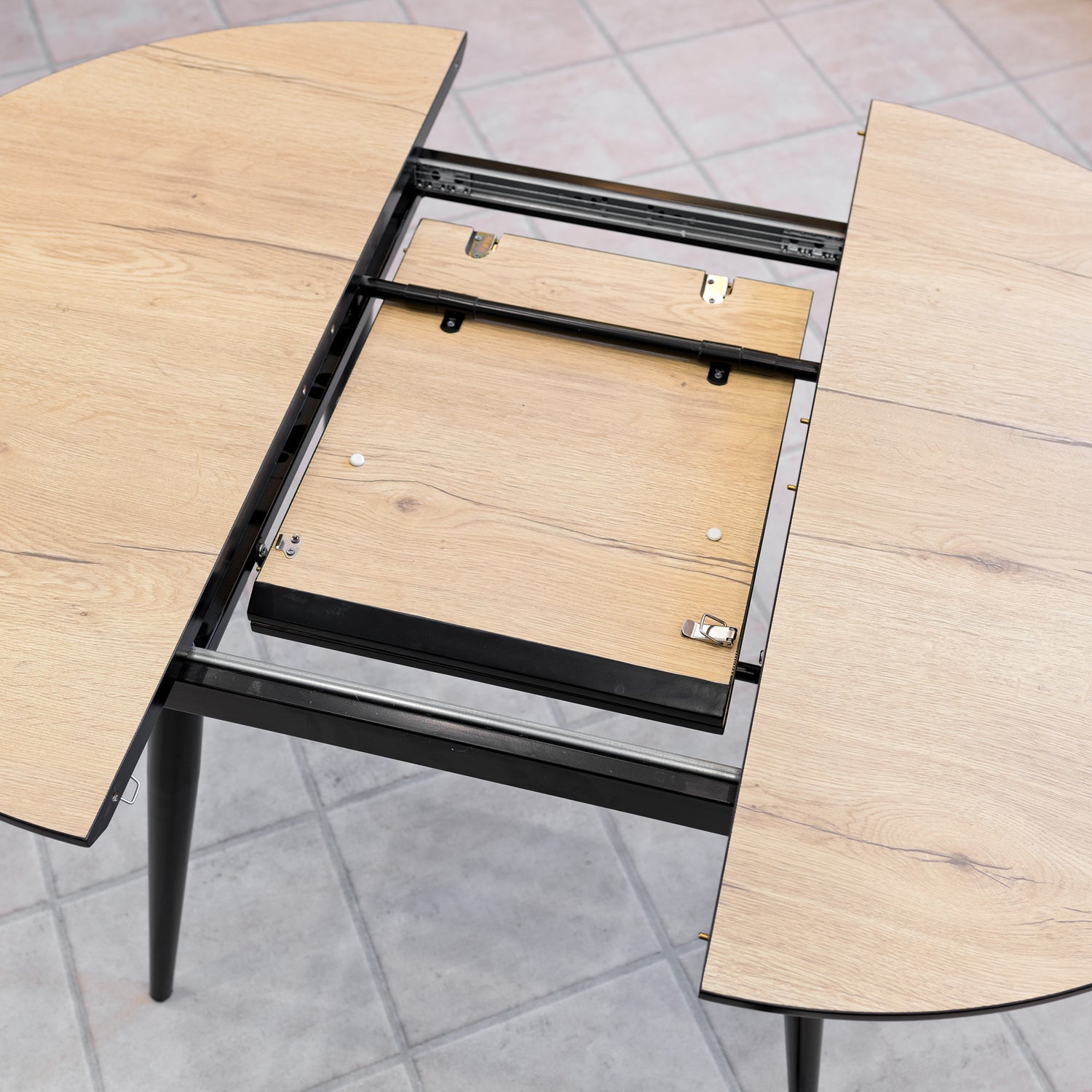 Thornton Wood Veneer Extending Dining Table