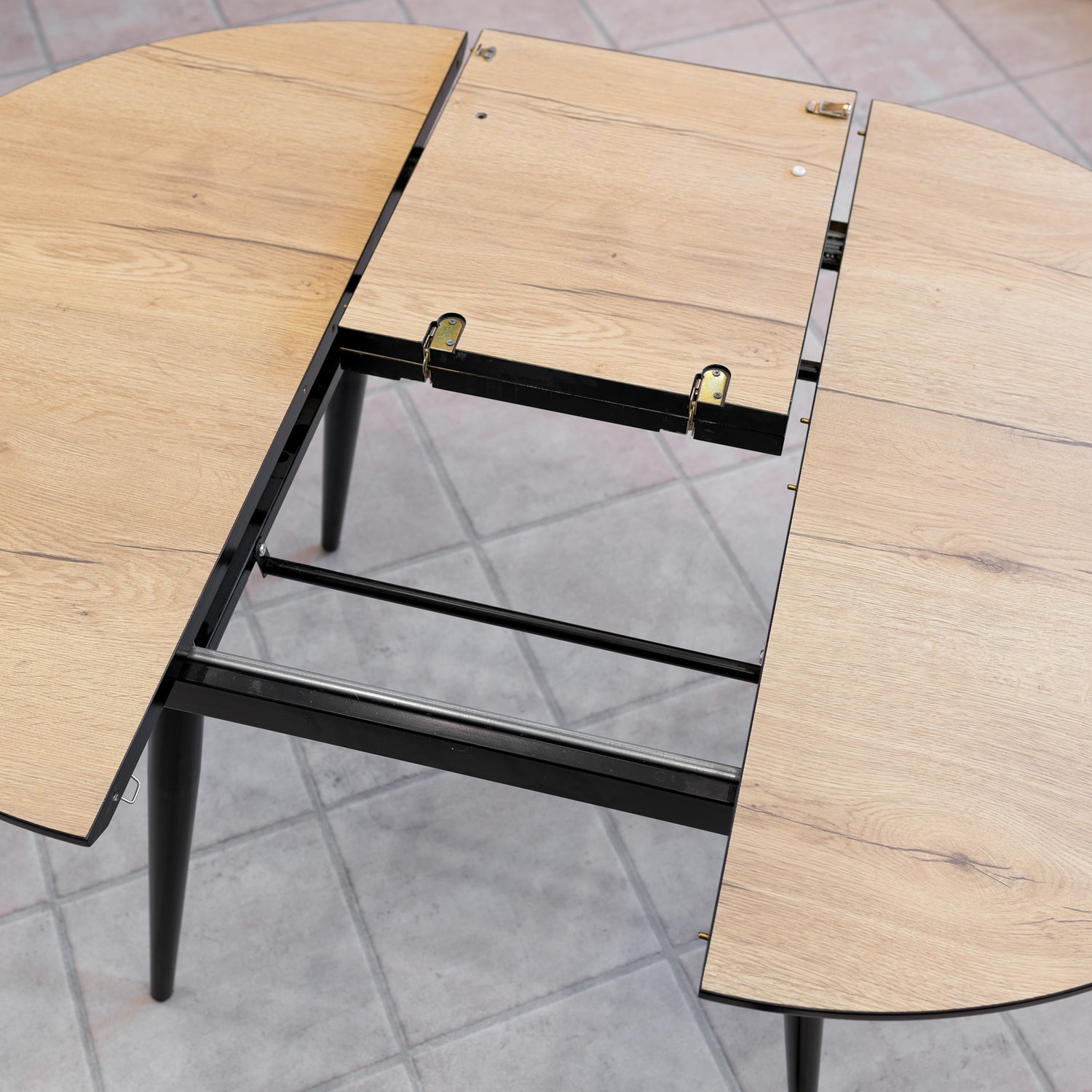 Thornton Wood Veneer Extending Dining Table