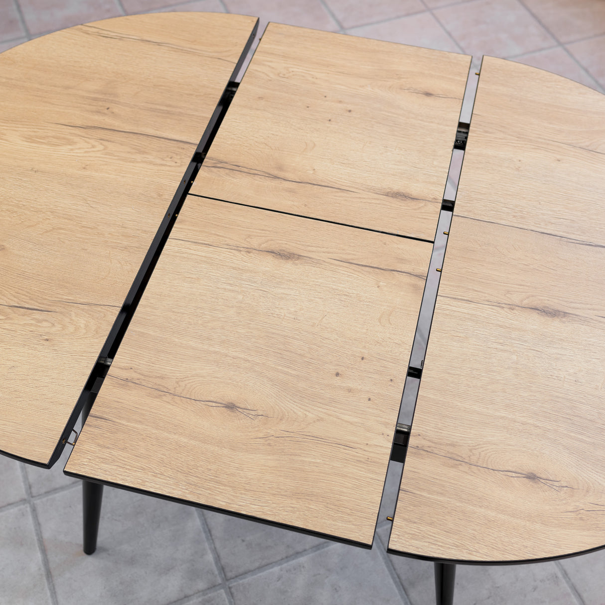 Thornton Wood Veneer Extending Dining Table