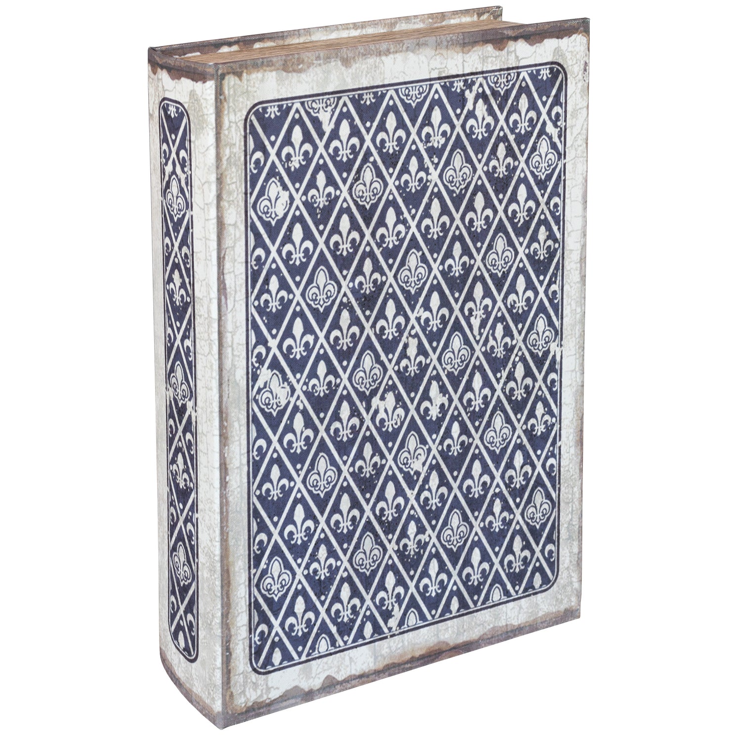 Fleur-de-lis Storage Book Box