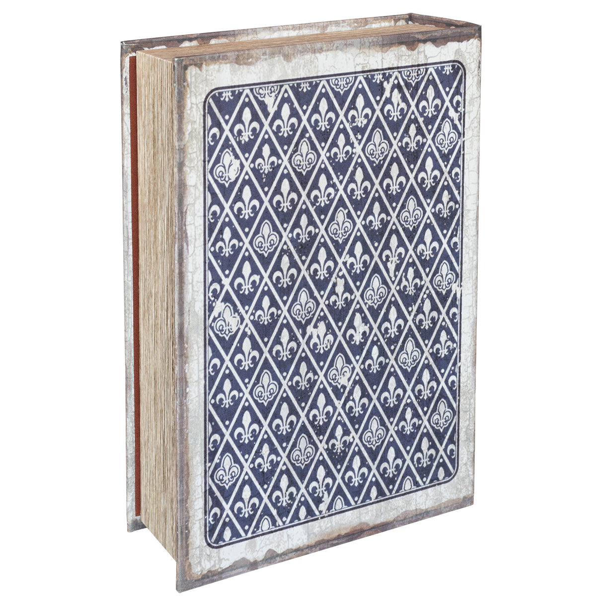 Fleur-de-lis Storage Book Box