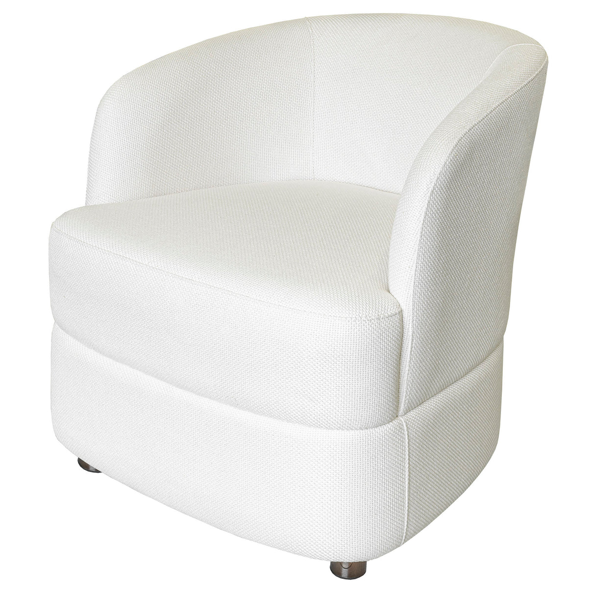 Solenne Ivory Linen Tub Chair