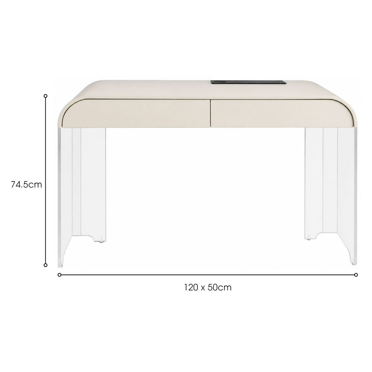 Lucent Curve Desk