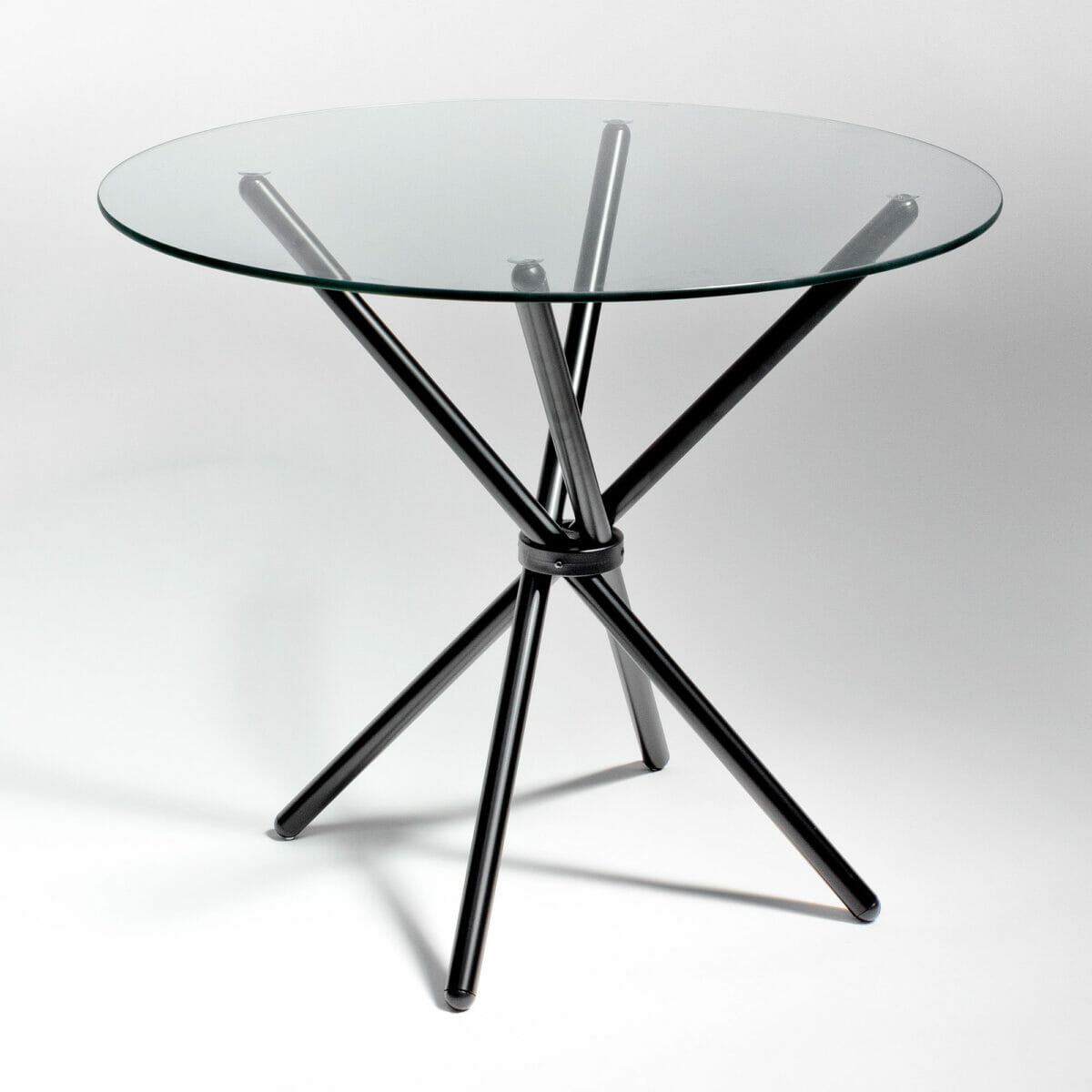 Criss Cross Black Dining Table