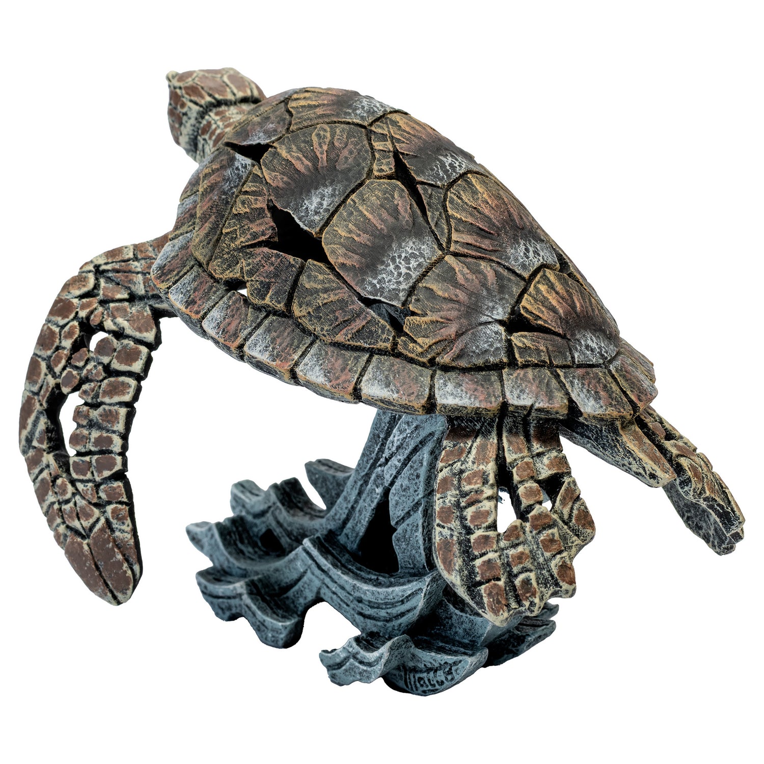 Edge Sea Turtle Sculpture - Miniature